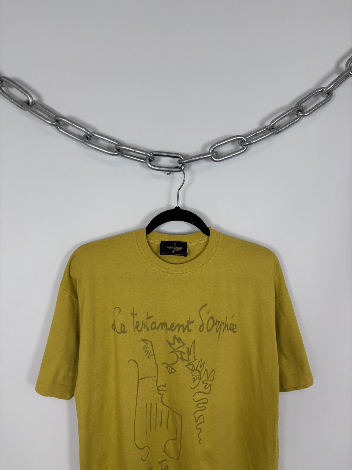 Trussardi Vintage Trussardi Testament Of Orpheus Logo Movie T-Shirt Size US M / EU 48-50 / 2 - 2 Thumbnail