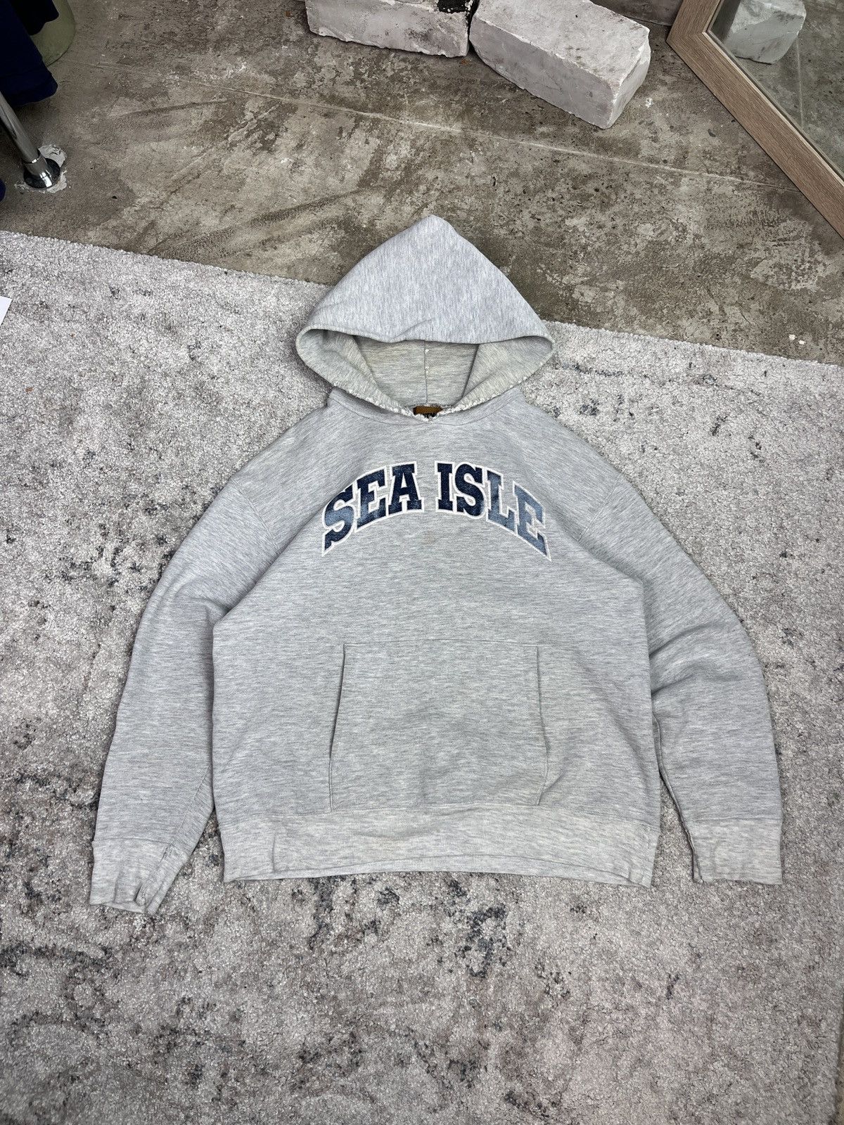 Vintage 1990s SEA ISLE NUTMEG VINTAGE HOODIE - 1675 Size US M / EU 48-50 / 2 - 1 Thumbnail