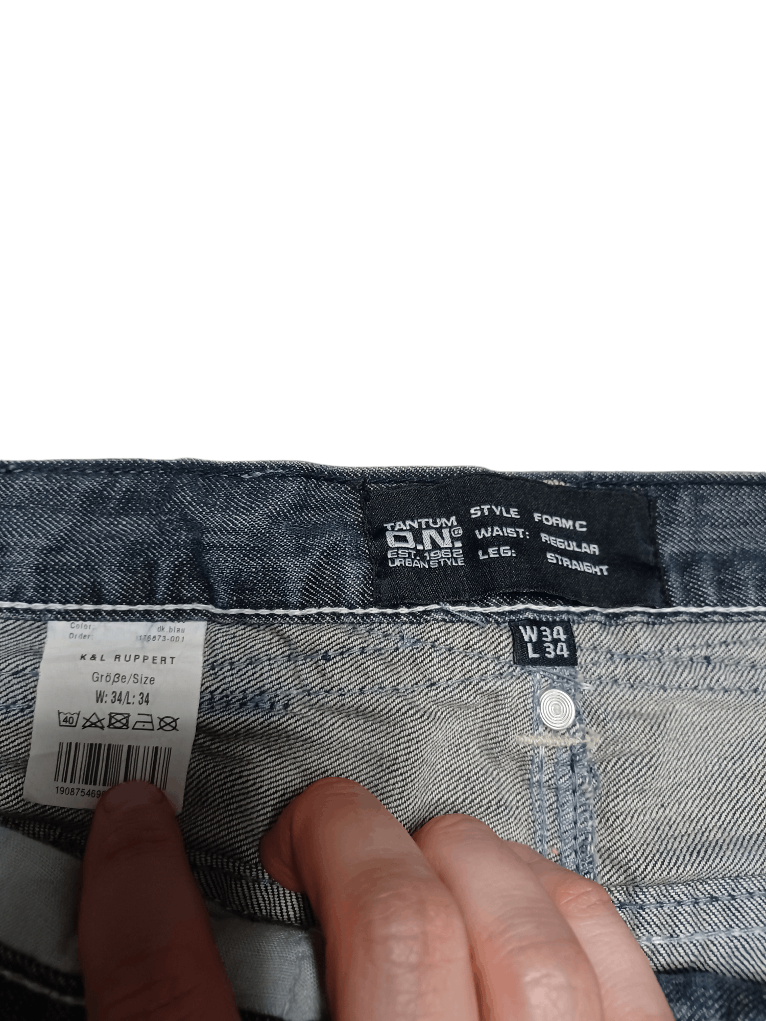 Tantum TANTUM DISTRESSED AVANTGARDE JAPANESE RELAXED JEANS DENIM Size US 34 / EU 50 - 5 Thumbnail