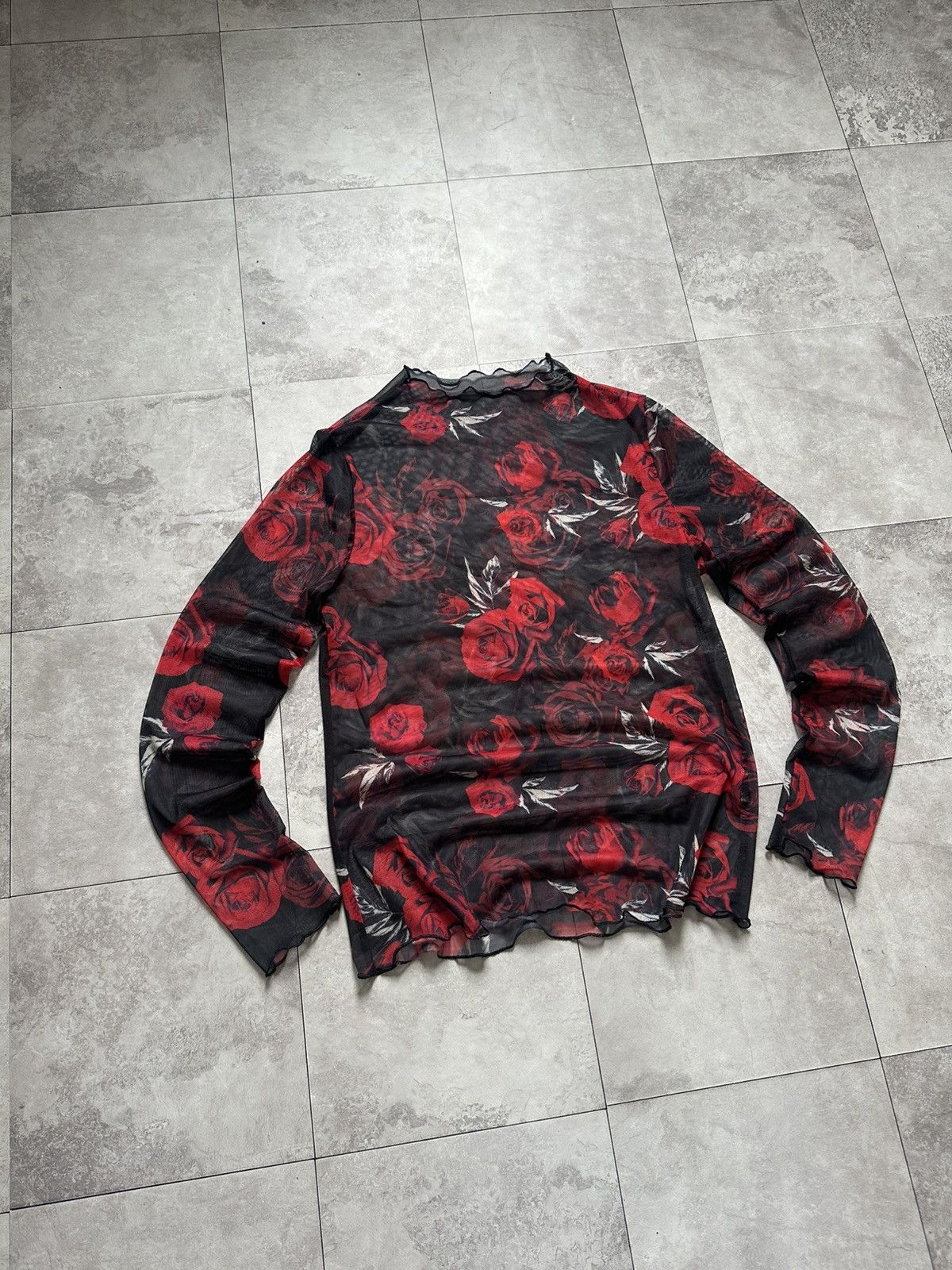 Hysteric Glamour Cute Floral Hysteric Glamour JPG Vibe Mesh Long Sleeve Size L / US 10 / IT 46 - 6 Thumbnail
