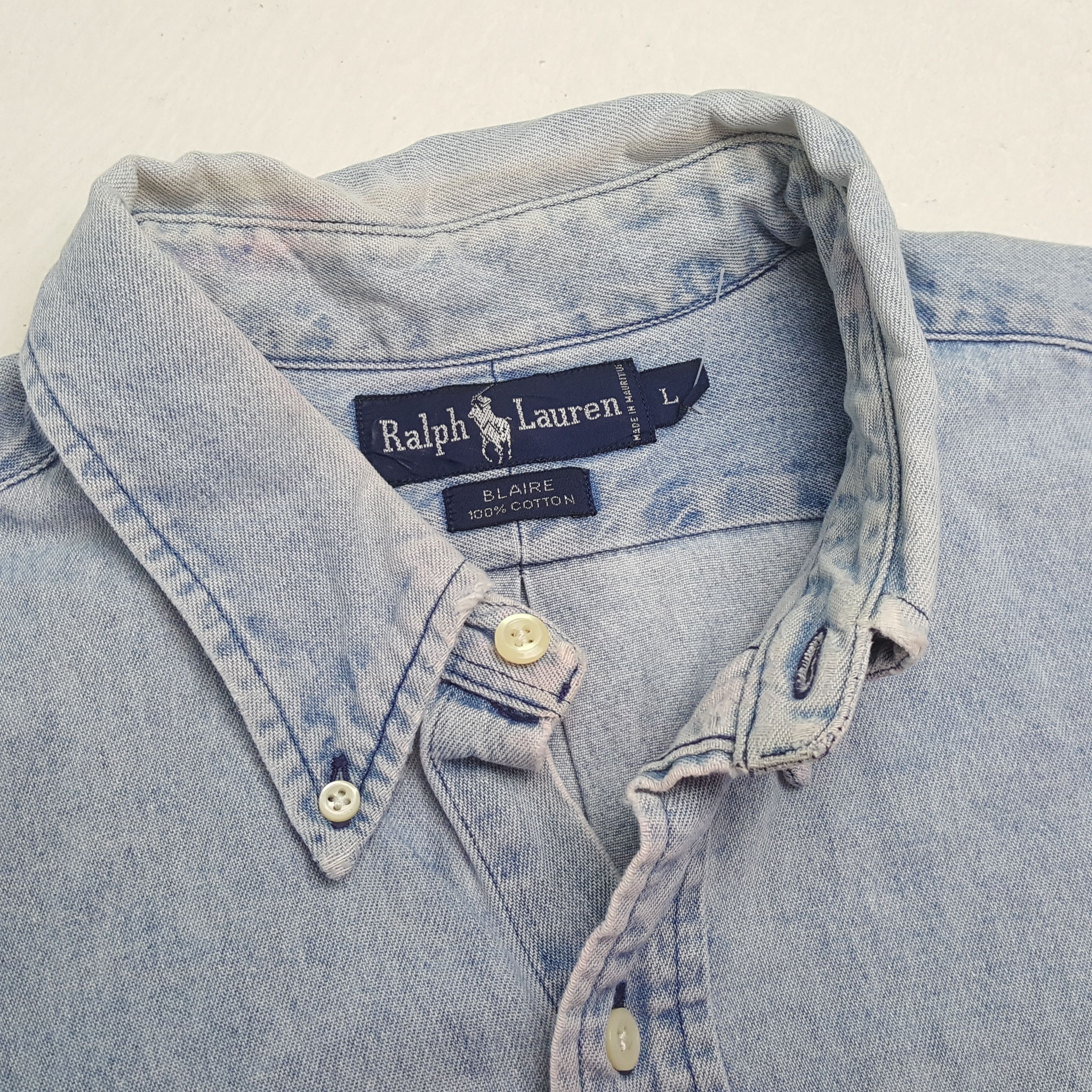Ralph Lauren × Vintage RALPH LAUREN Fashion Brand Small Logo Design Shirt Size US XL / EU 56 / 4 - 8 Thumbnail