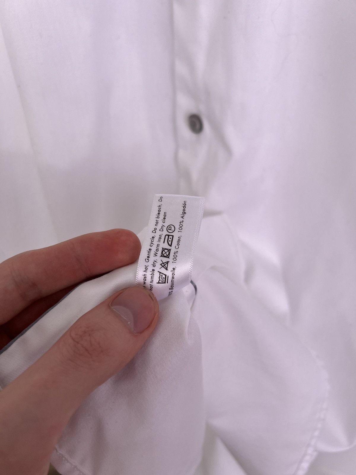 Eton × Vintage Vintage Eton Denim White Button Up Shirt Size US M / EU 48-50 / 2 - 10 Thumbnail