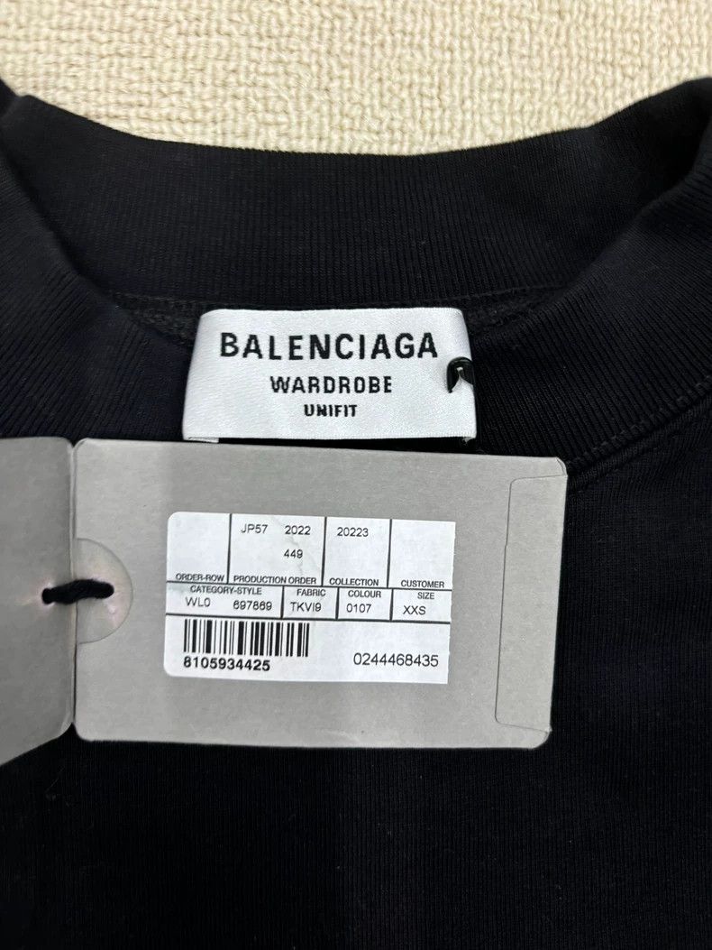 Balenciaga Balenciaga Embroidered cola sweatshirt 2505-Nextarrow Size US XXS / EU 40 - 3 Thumbnail