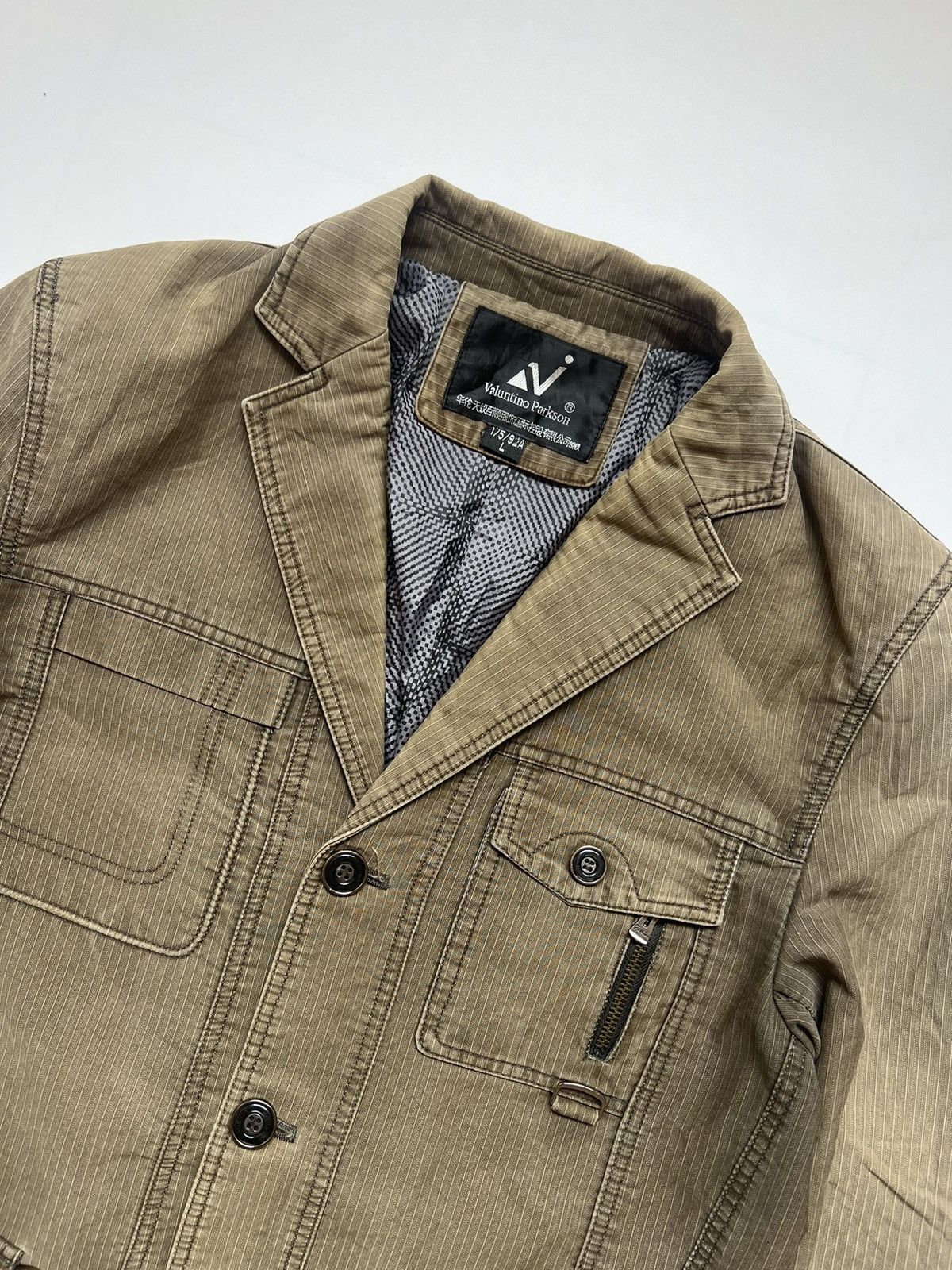 Vintage Vintage Valentino Parkson Military Chore Jacket Size US L / EU 52-54 / 3 - 3 Thumbnail