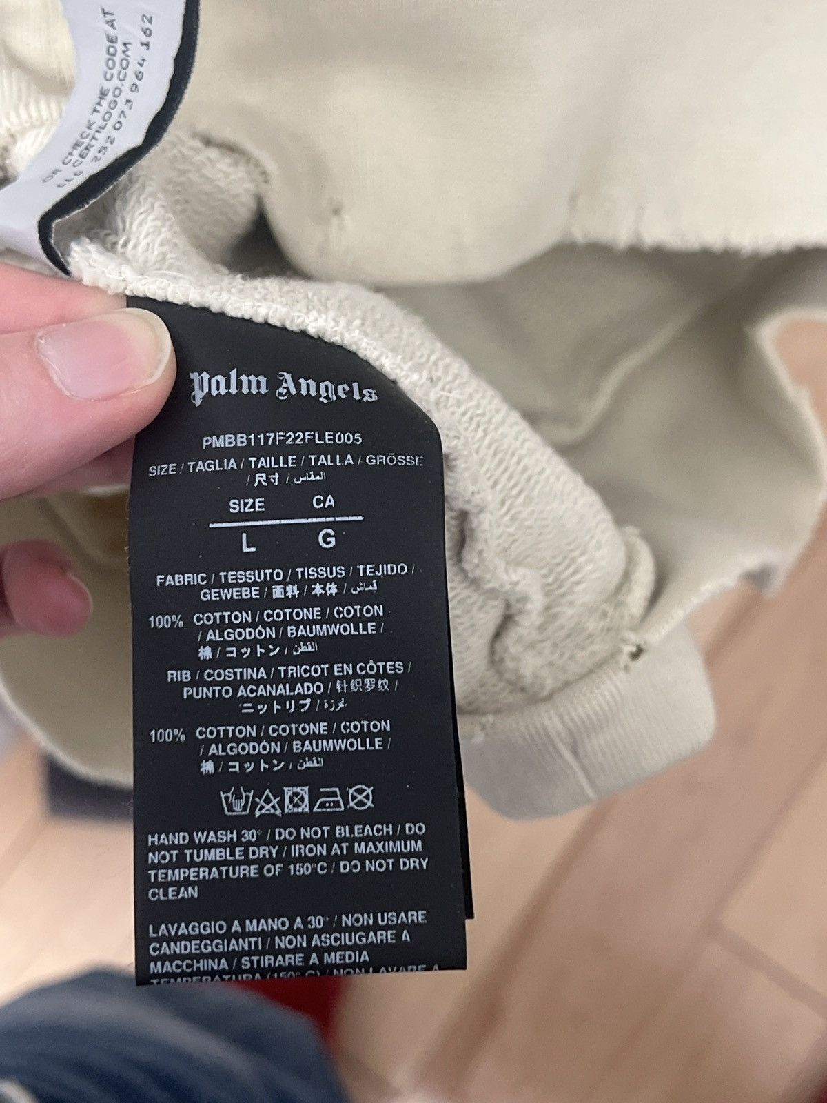 Palm Angels Palm Angels Life Is Palm Hoodie Size US L / EU 52-54 / 3 - 7 Thumbnail