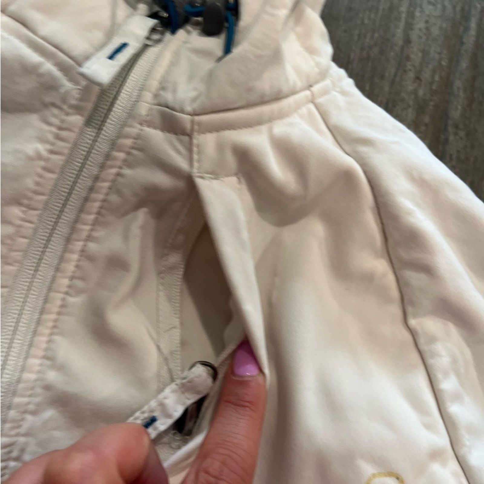 Free Country Free Country White Athletic Jacket Hooded Full Zip Fleece S Size S / US 4 / IT 40 - 4 Thumbnail