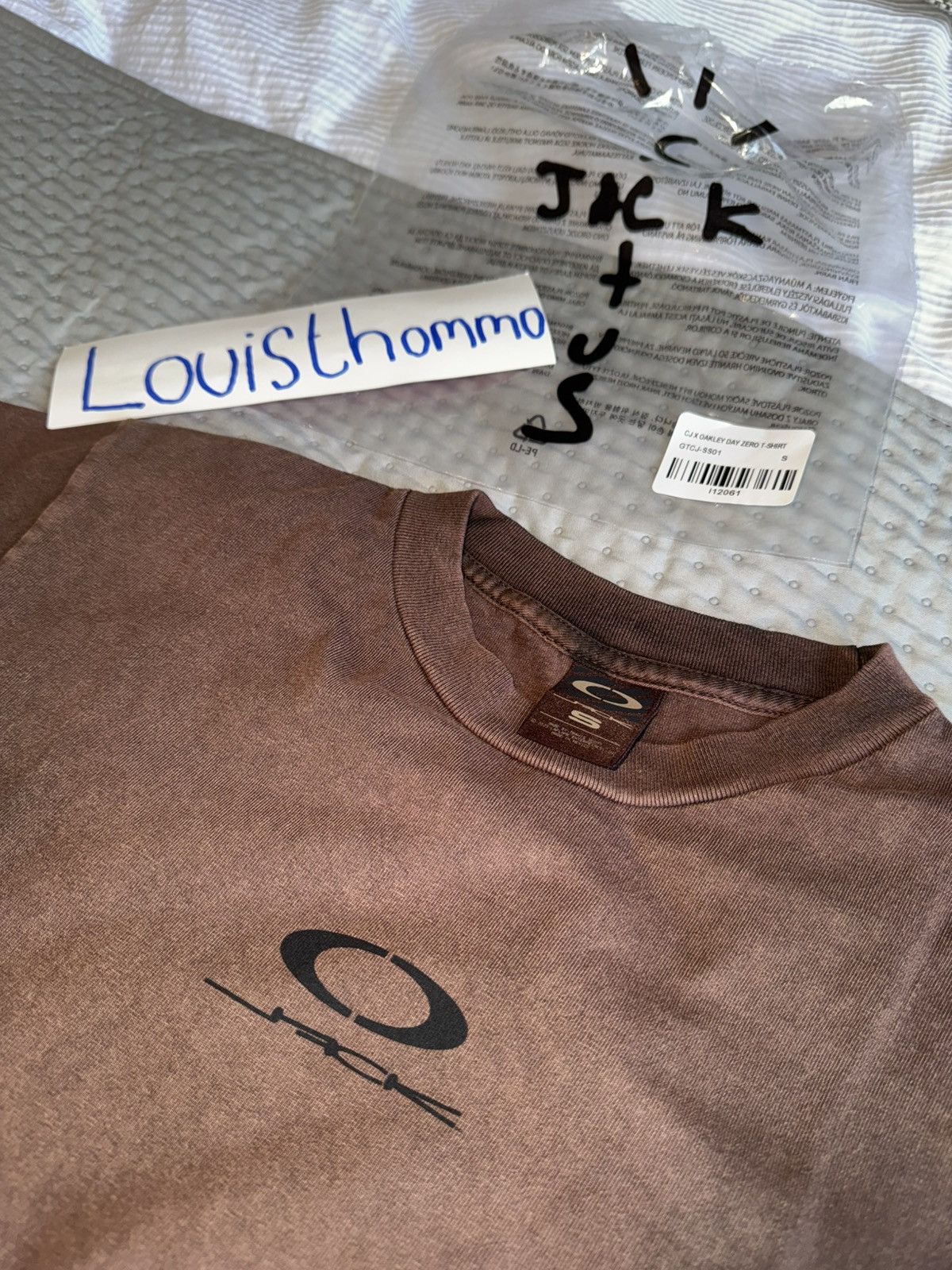 トップス S CACTUS JACK OAKLEY DAY ZERO T-SHIRT CACTUS JACK X OAKLEY DAY ZERO T-SHIRT / HOODIE Travis Scott個人