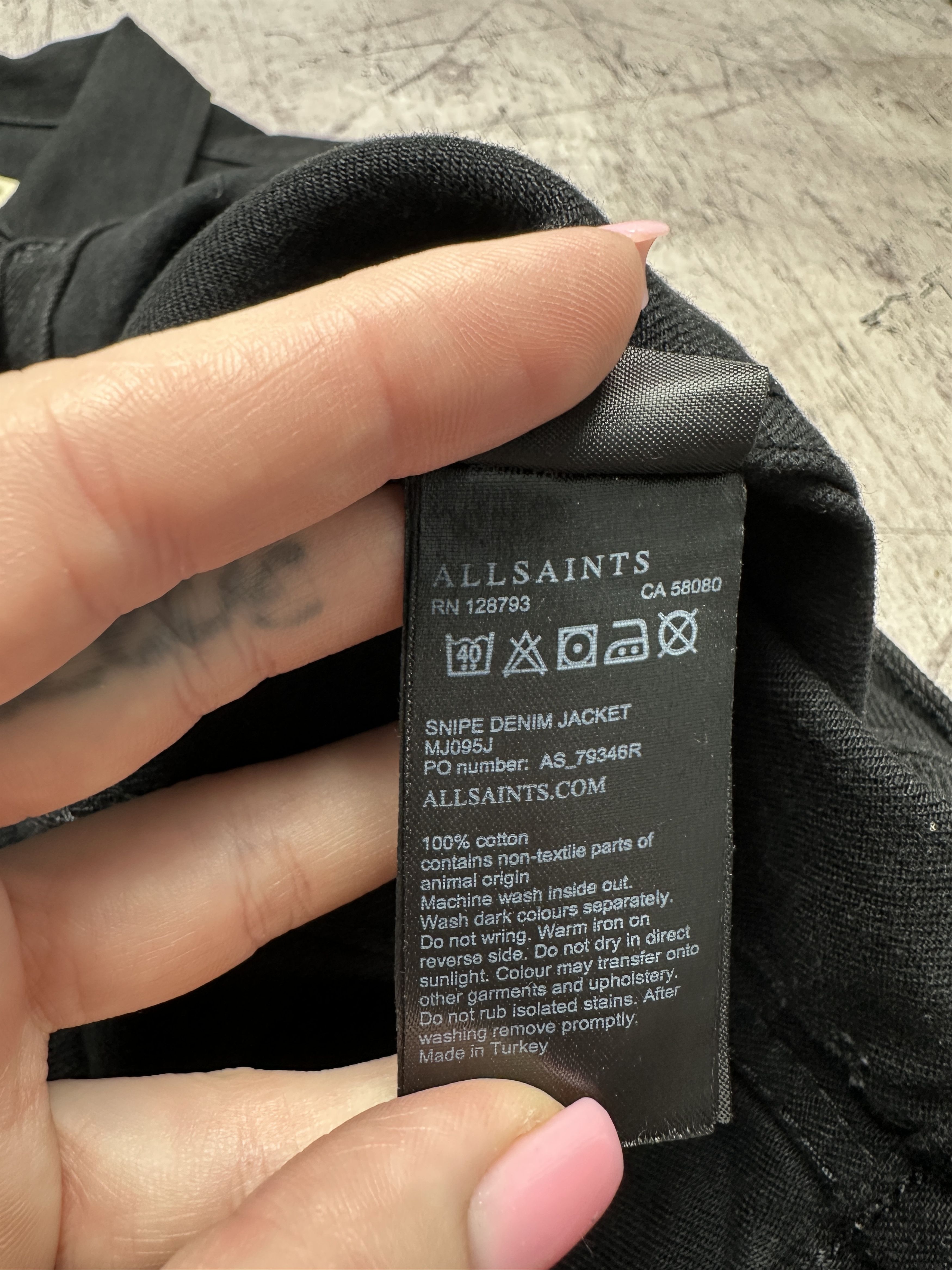 Allsaints Allsaints Mens Snipe Denim Jacket Size US XS / EU 42 / 0 - 4 Thumbnail
