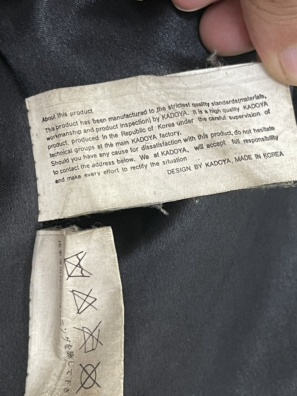 Kadoya Vtg Kadoya Akira Leather Jacket Cowhide Double Collar 2🟦 Size US L / EU 52-54 / 3 - 25 Thumbnail