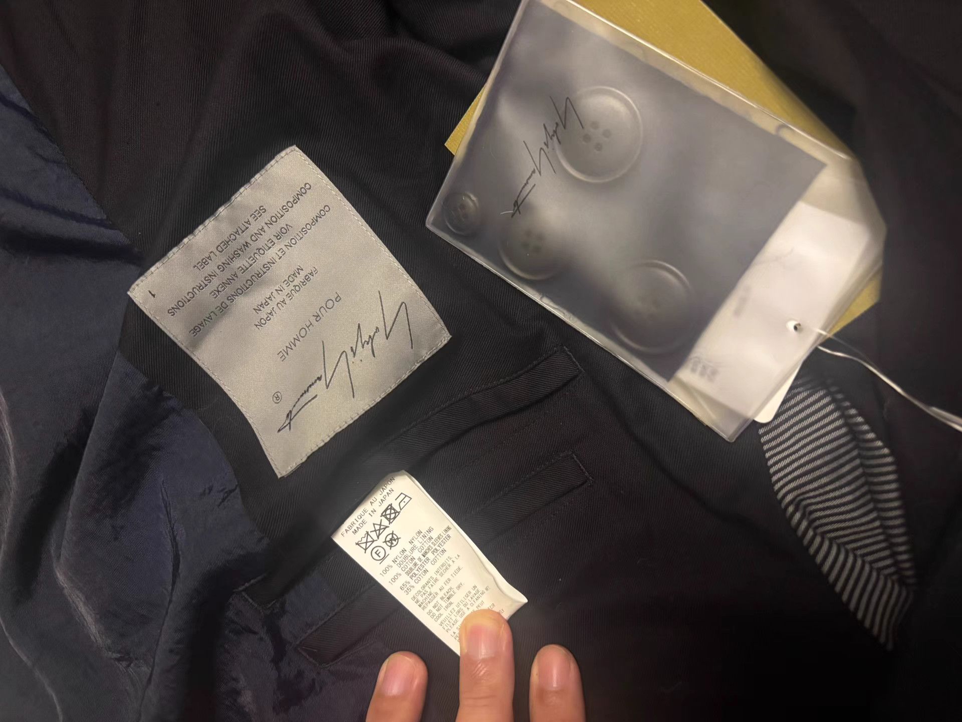 Yohji Yamamoto Yohji Yamamoto 24AW Blue Trench Coat K11 Size US L / EU 52-54 / 3 - 5 Thumbnail