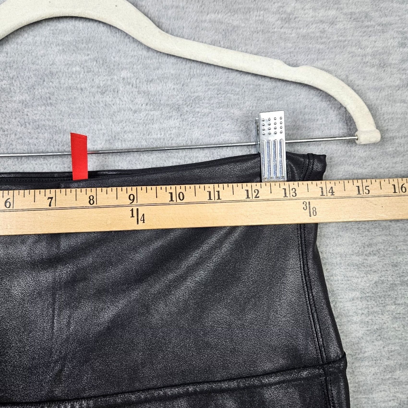 Spanx Spanx Women's Black Faux Leather Casual Skinny Legging Size XL Size 40" / US 18 - 4 Thumbnail
