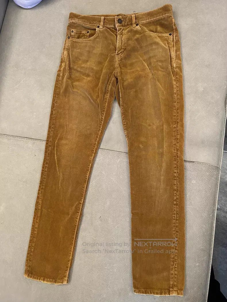 Saint Laurent Paris Saint Laurent Paris Caramel corduroy slim-fit pants i Size US 30 / EU 46 - 1 Thumbnail
