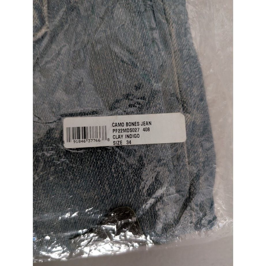 Amiri o1rshd1 Camo Bones Jeans in Clay Indigo Size US 34 / EU 50 - 20 Thumbnail