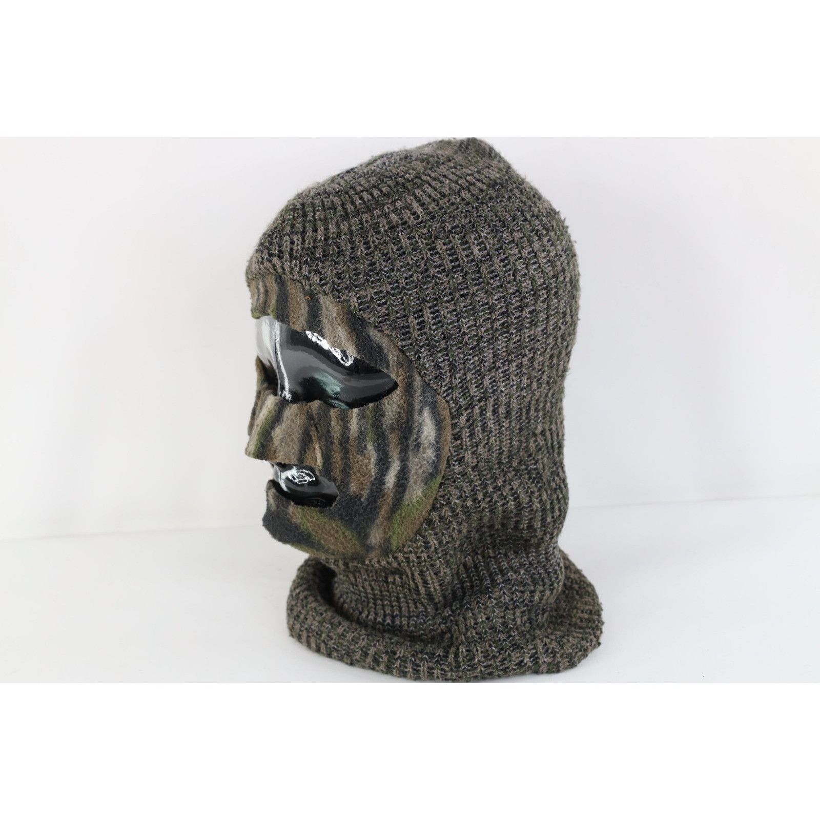 Vintage Vintage 90s Streetwear Camouflage Face Camouflage Beanie Hat Size ONE SIZE - 2 Thumbnail