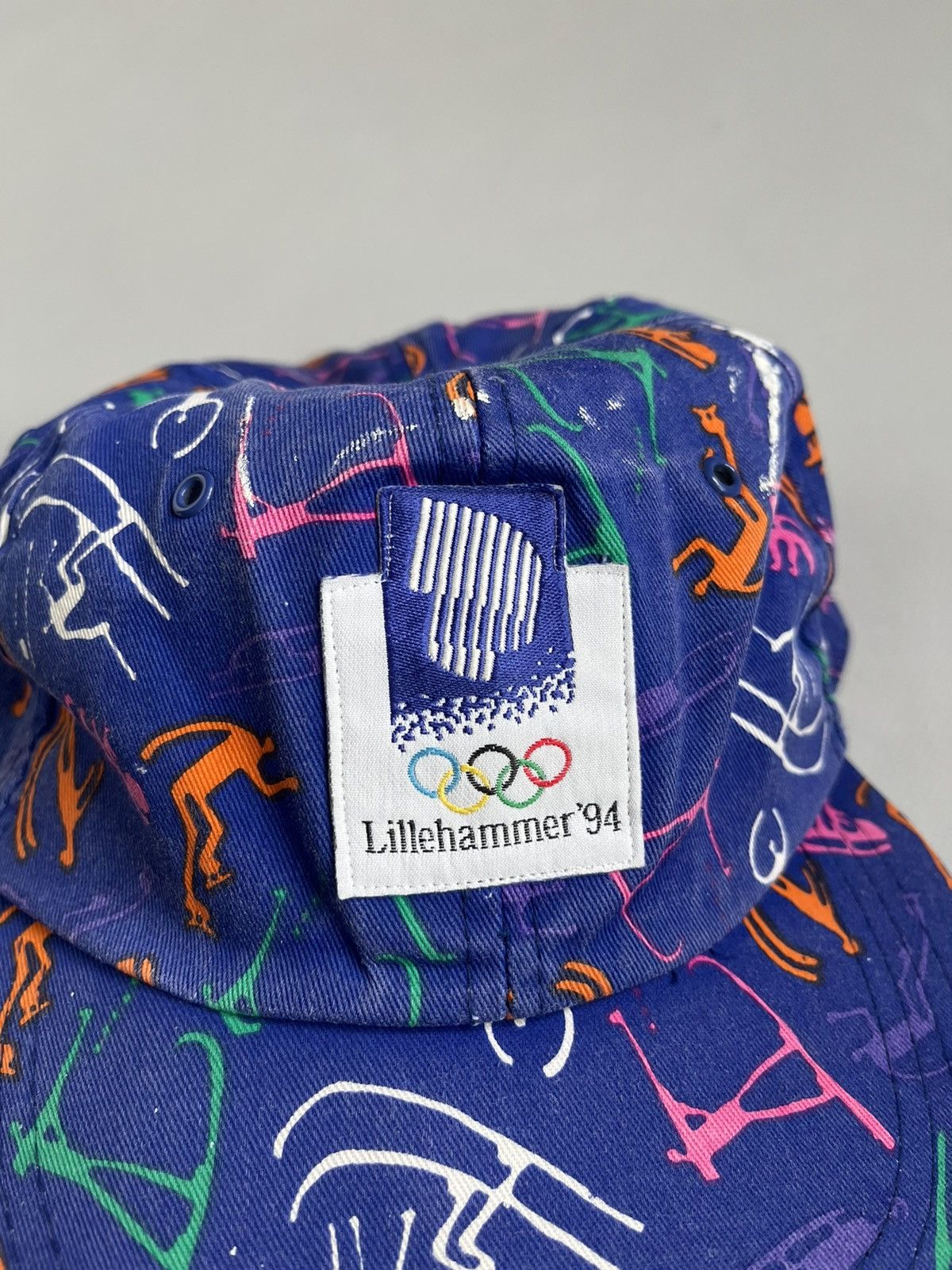 Vintage Vintage 1994 Lillehammer Winter Olympic Games Blue Cap Size ONE SIZE - 3 Thumbnail
