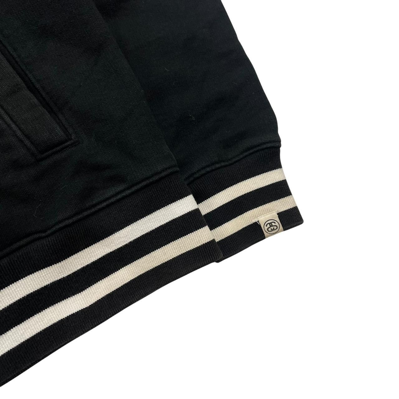 Stussy Vintage 2000s Stussy Varsity Bomber Jacket Black - Medium Size US M / EU 48-50 / 2 - 7 Thumbnail