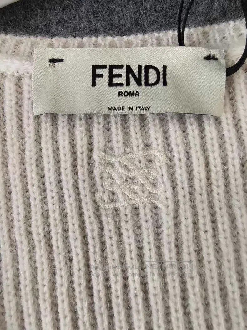 Fendi Fendi Cashmere Dress Size XXS / US 00 / IT 34 - 3 Thumbnail