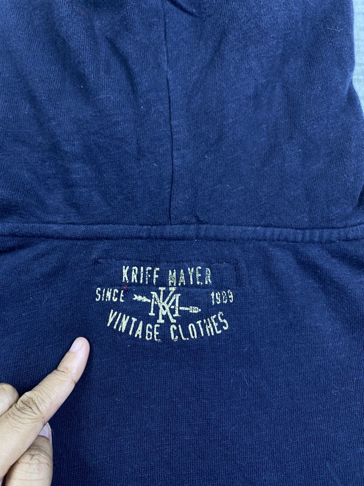 Japanese Brand × Vintage Vintage Kriff Mayer Embroidery Spellout Zipper Hoodie Jacket Size US M / EU 48-50 / 2 - 9 Thumbnail