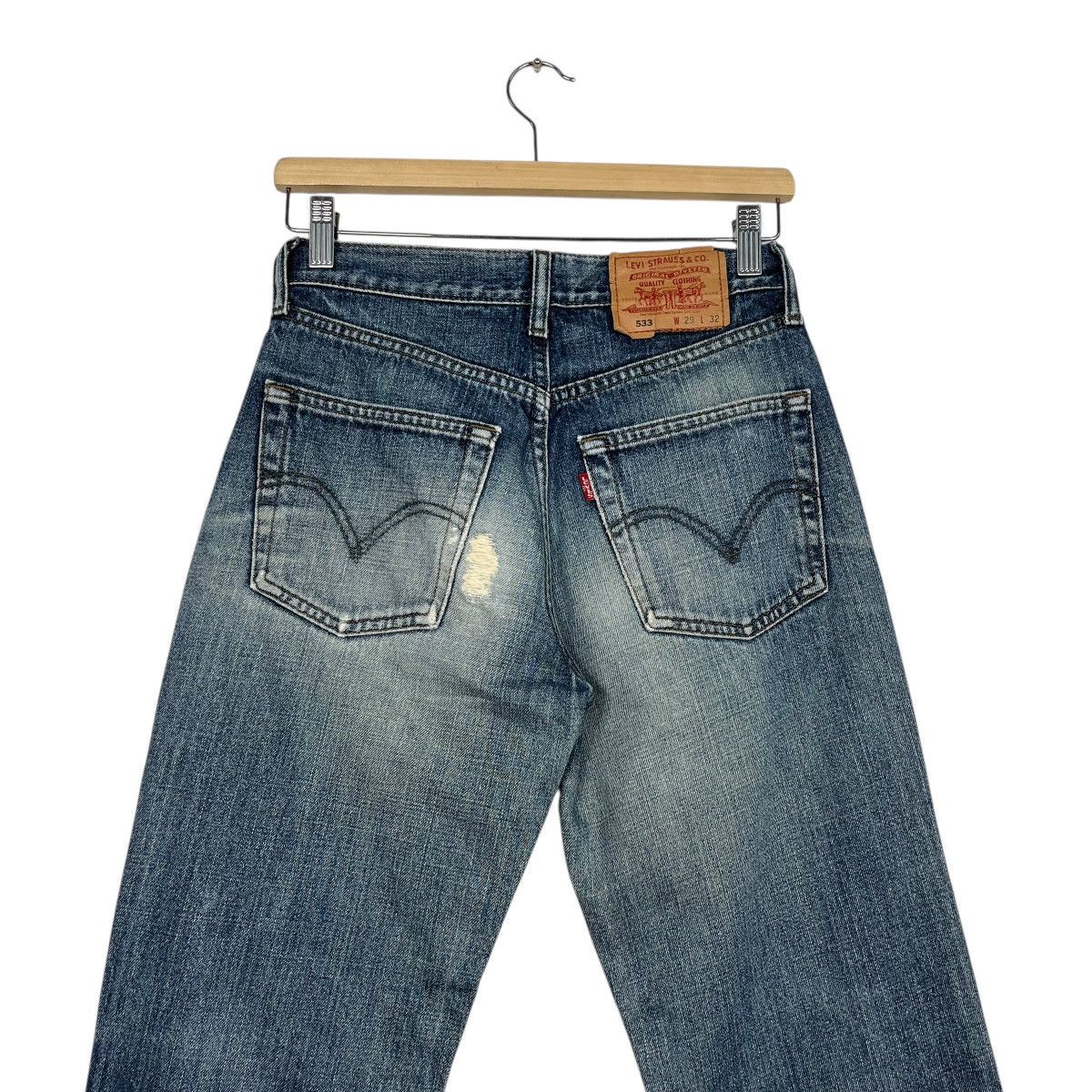 Levi's Vintage Levis 533 Distressed Denim Jeans Size US 29 - 9 Thumbnail