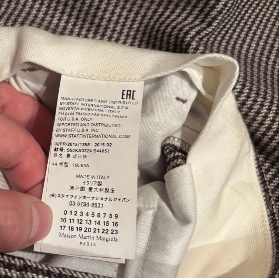 Maison Margiela Artisanal Maison Martin Margiela Plaid Check Trousers Size US 30 / EU 46 - 2 Thumbnail