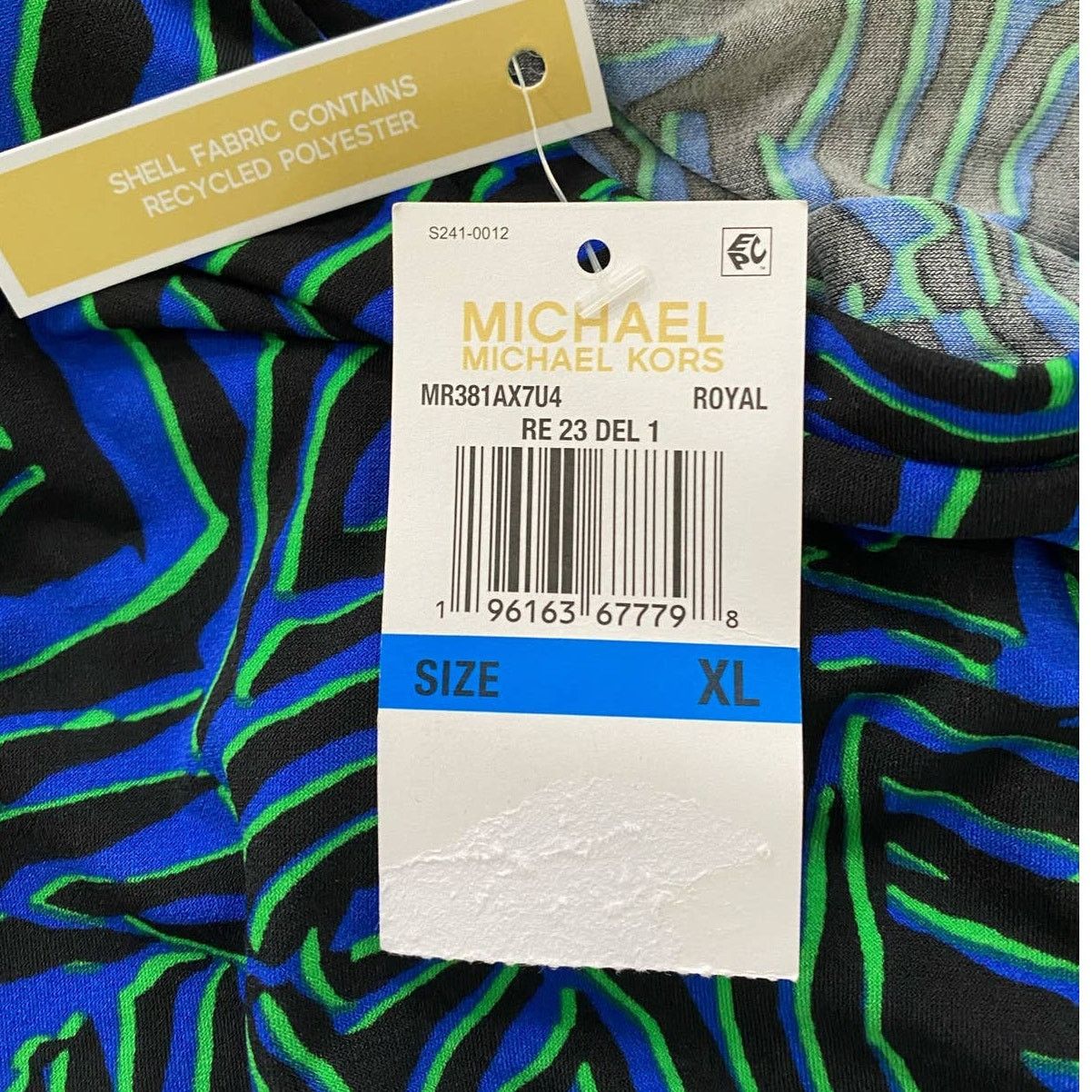 MICHAEL MICHAEL KORS Women's Zebra-Print Ring Mini Dress XL