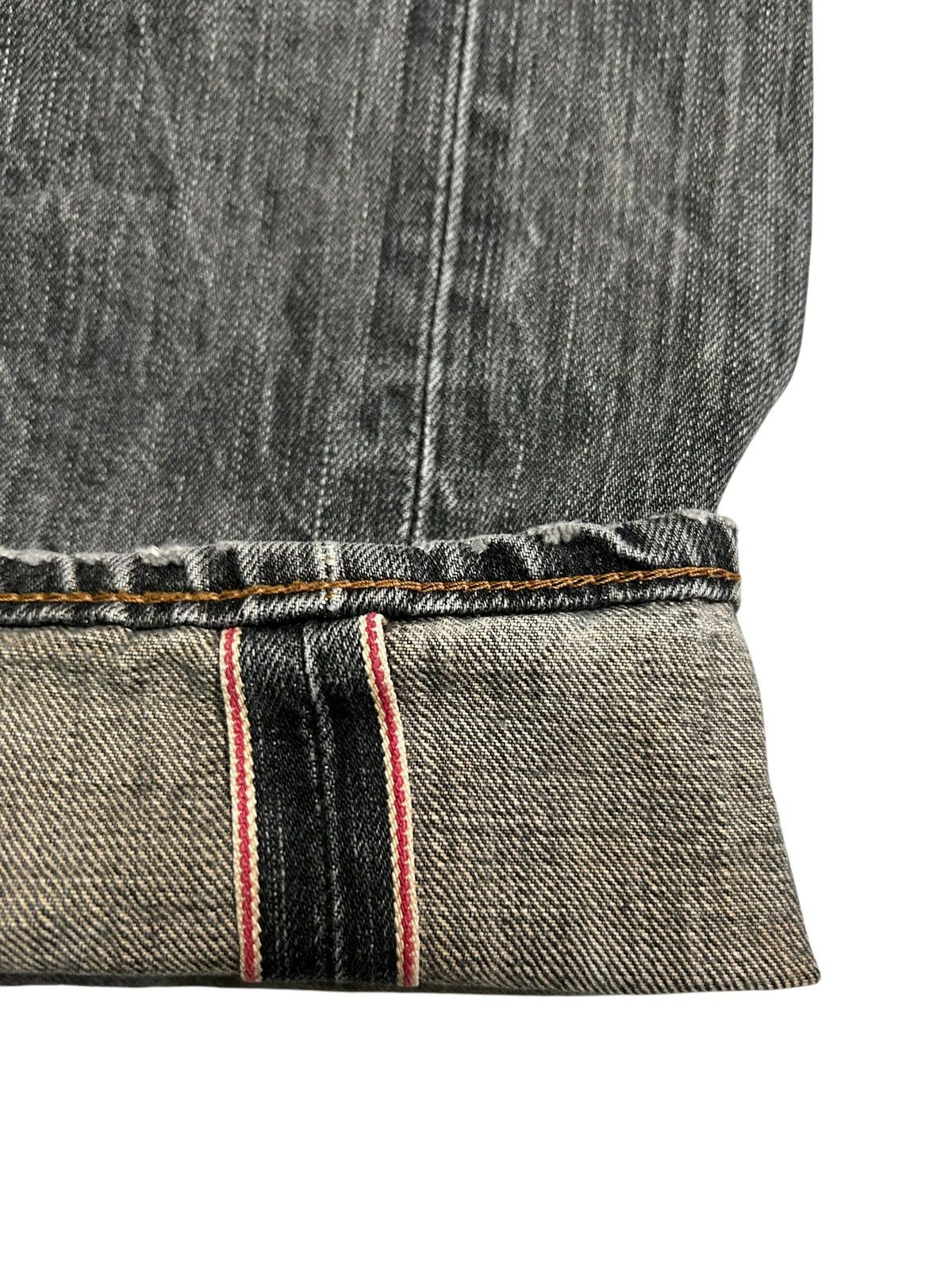 Japanese Brand × Kapital × Vintage Edwin Selvedge Vintage Distressed Denim Jeans Size US 35 - 2 Thumbnail