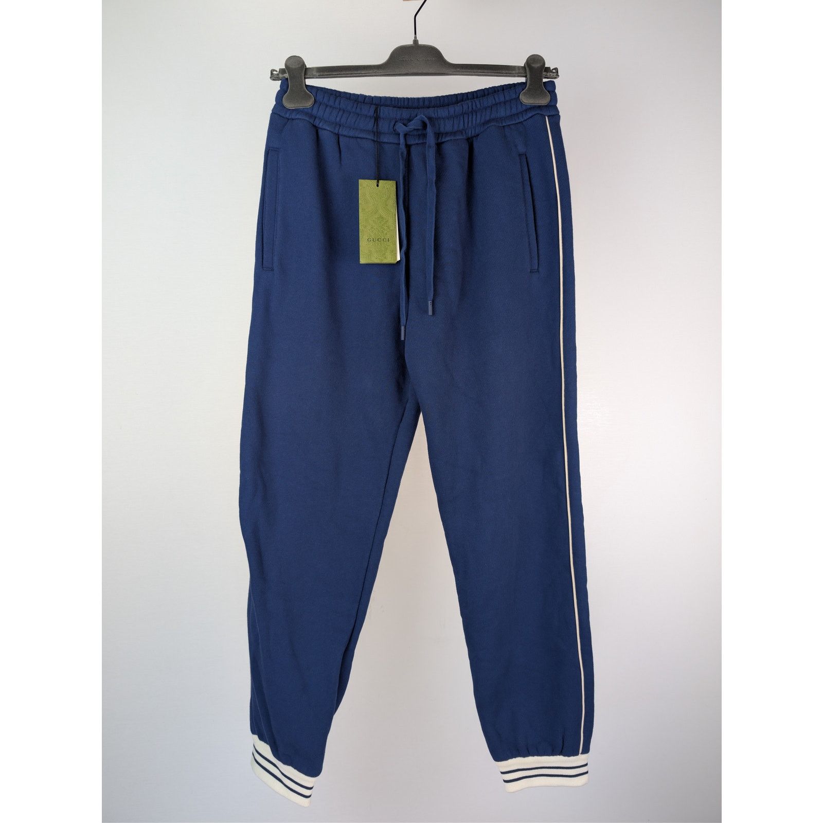 Gucci o1rshd1 Heavy Felted Cotton Jersey Trackpants Inchiostro/Mix Size US 30 / EU 46 - 2 Thumbnail