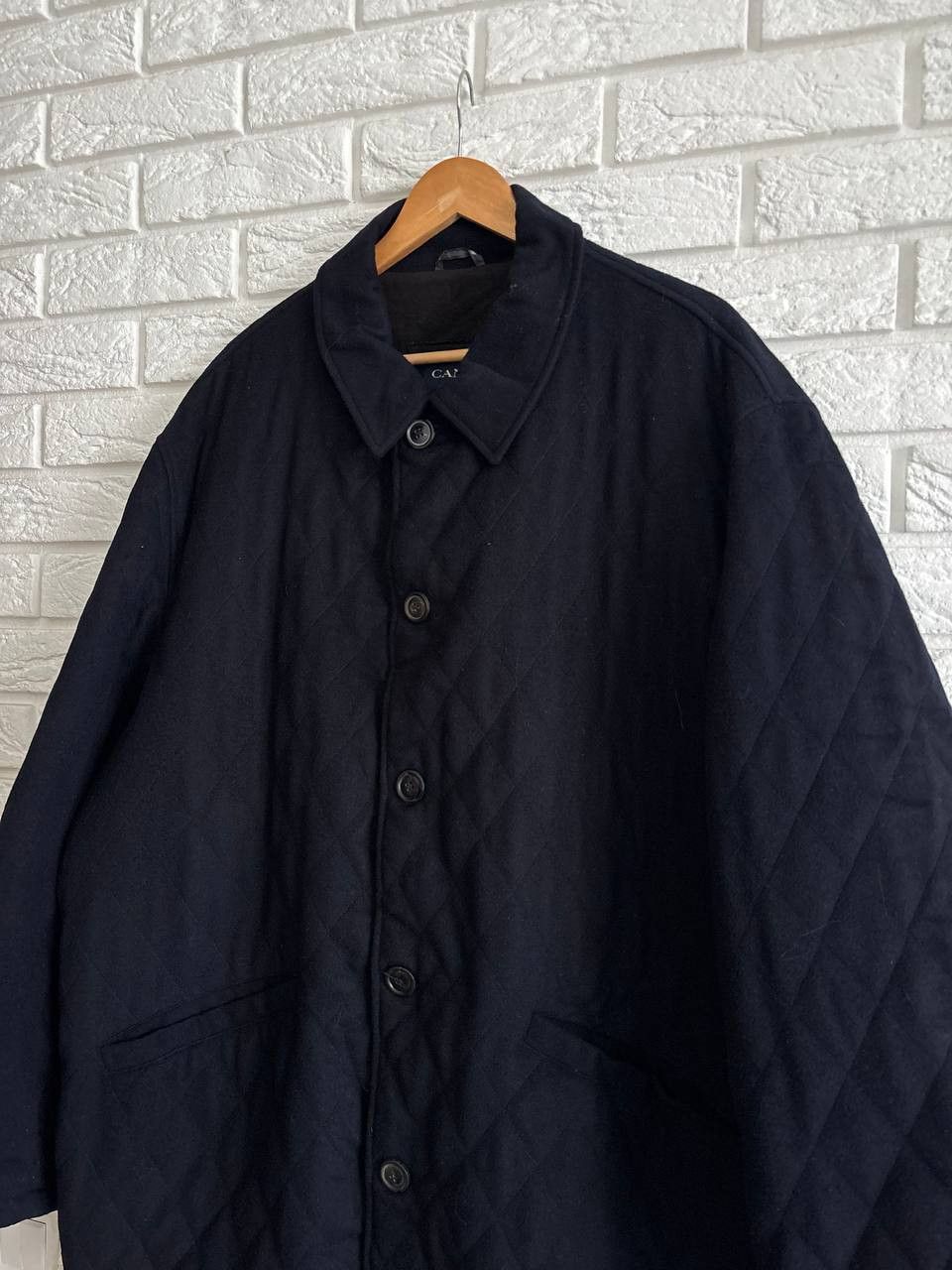 Canali Canali Wool Mens Coat Dark Blue Made In Italy size 56 Size US XL / EU 56 / 4 - 4 Thumbnail