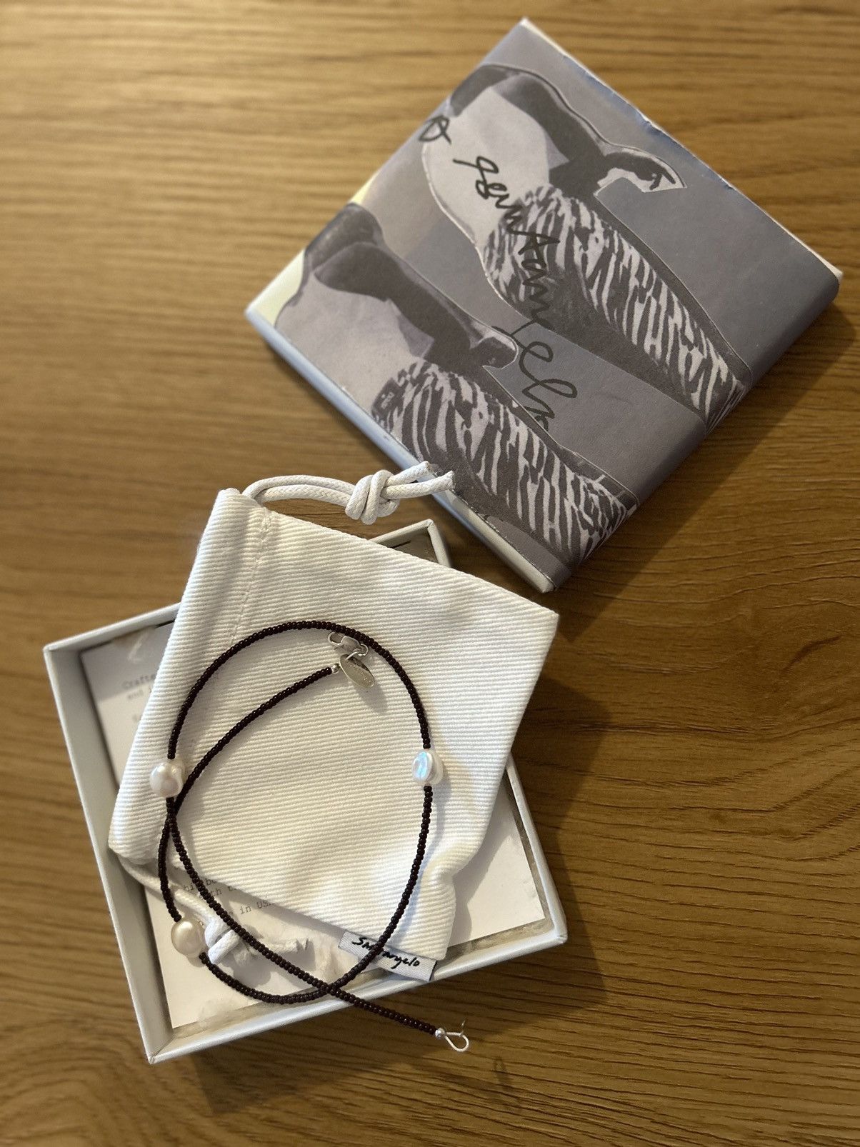 image of Ssense Santangelo 925 Brown Shroom Necklace, Men's