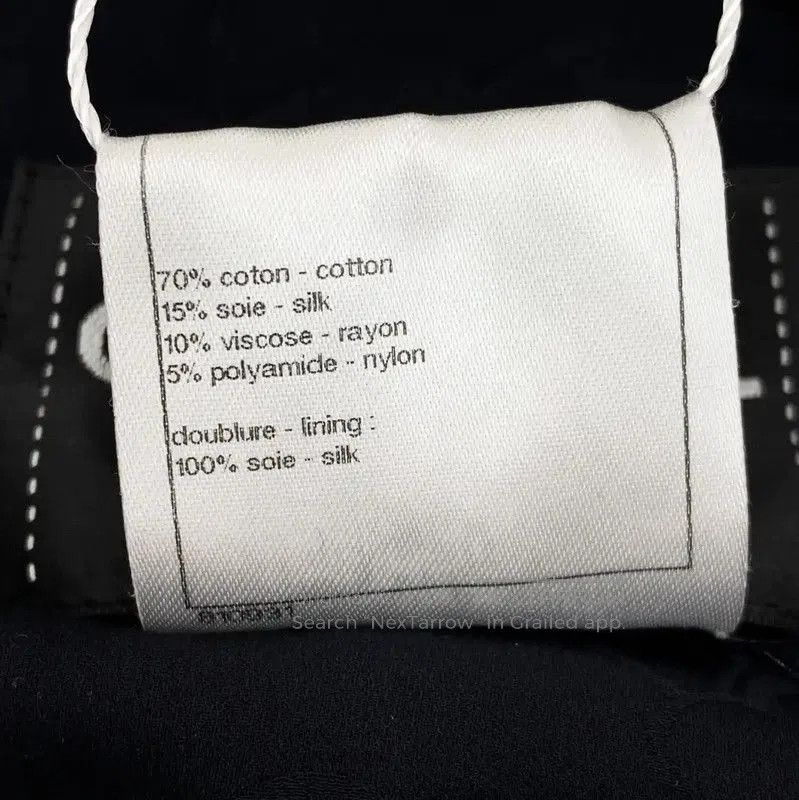 Chanel Chanel Black Cotton Women's Jacket . Size XS / US 0-2 / IT 36-38 - 8 Thumbnail