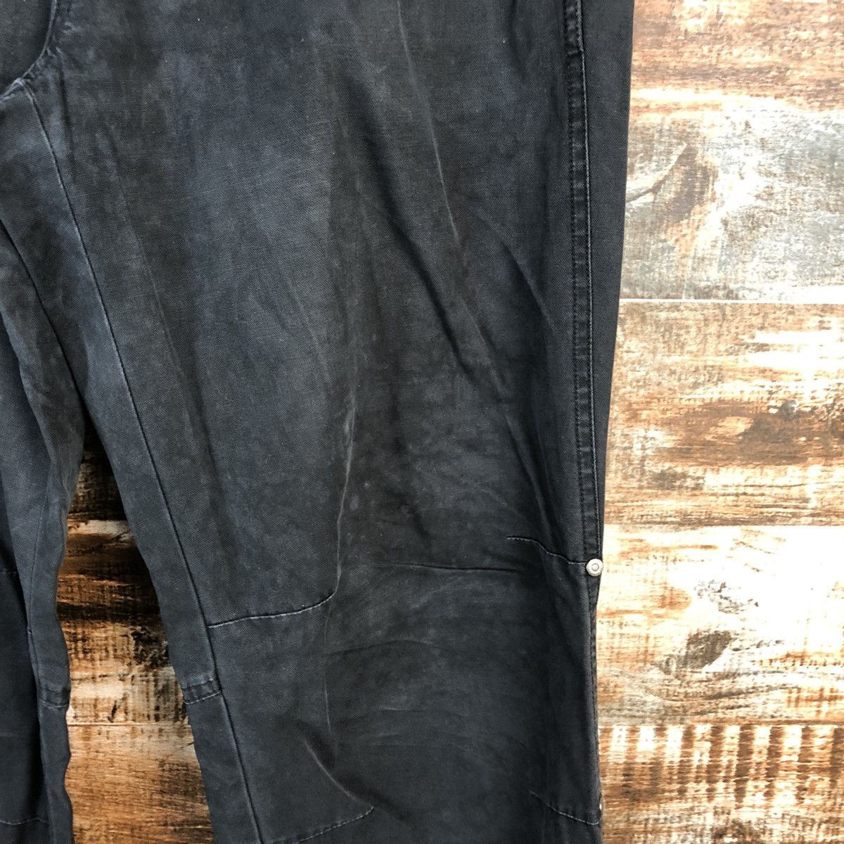 Japanese Brand Hum Black utility tactical Casual cargo Pants #A2389 Size US 31 - 7 Thumbnail