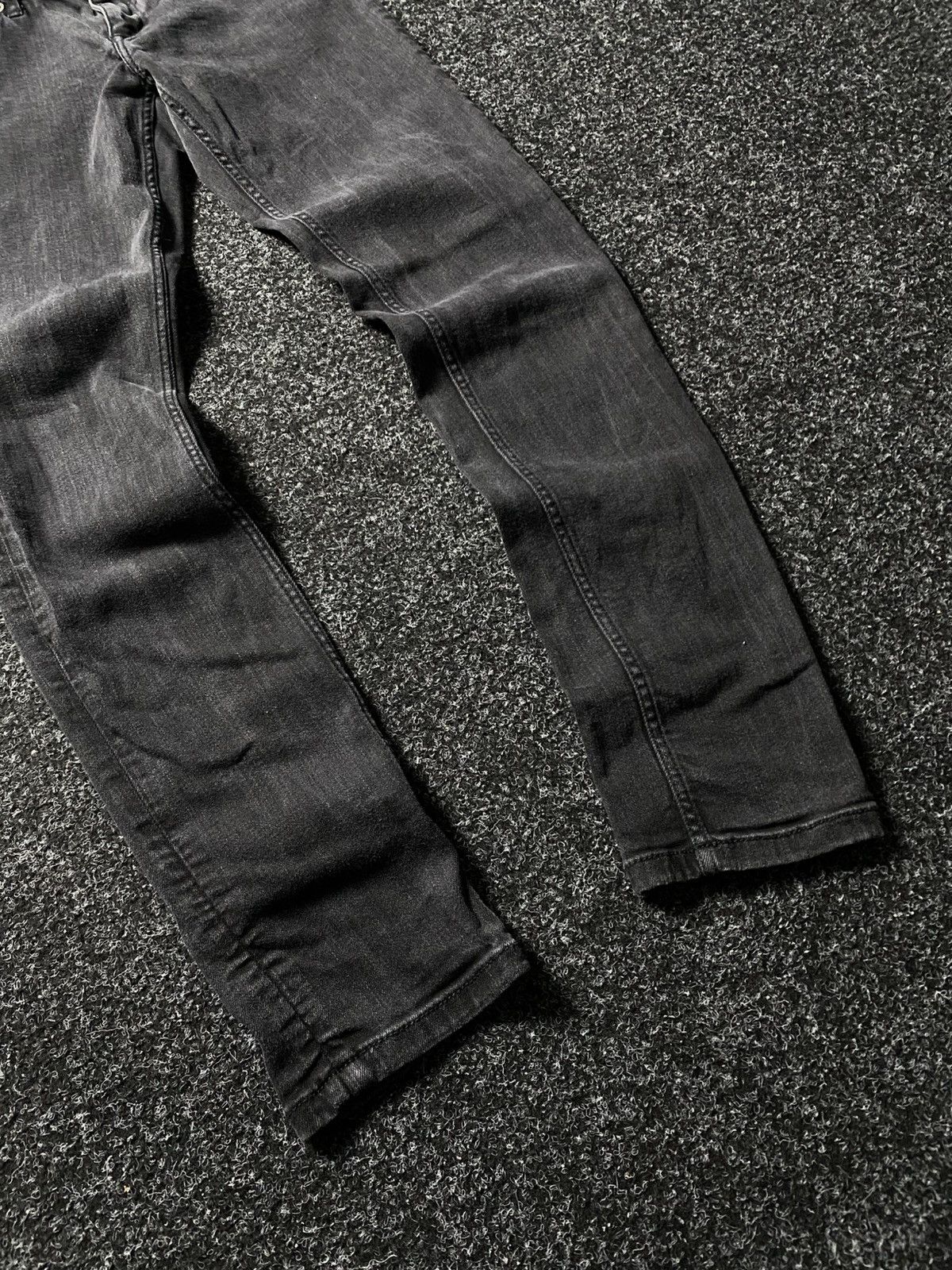 Burberry × Vintage BURBERRY LONDON Y2K CHECK NAVY JEANS PANTS Size 30" / US 8 / IT 44 - 4 Thumbnail