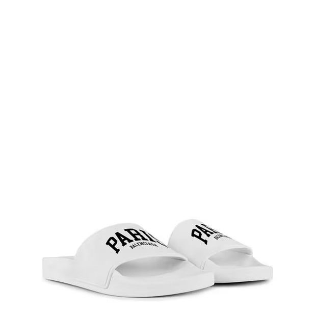 Balenciaga o1g2r1mq0924 Slippers in Black & White Size US 6 / IT 36 - 3 Thumbnail