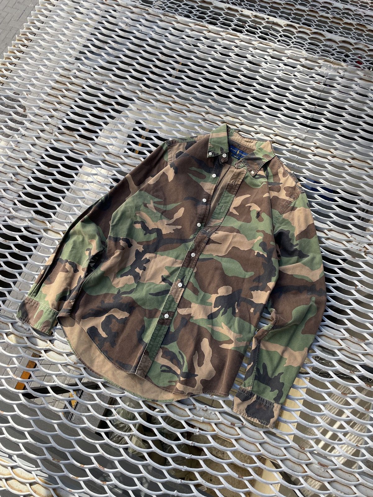 Polo Ralph Lauren Vintage Polo Ralph Lauren camp shirt Size US M / EU 48-50 / 2 - 2 Thumbnail