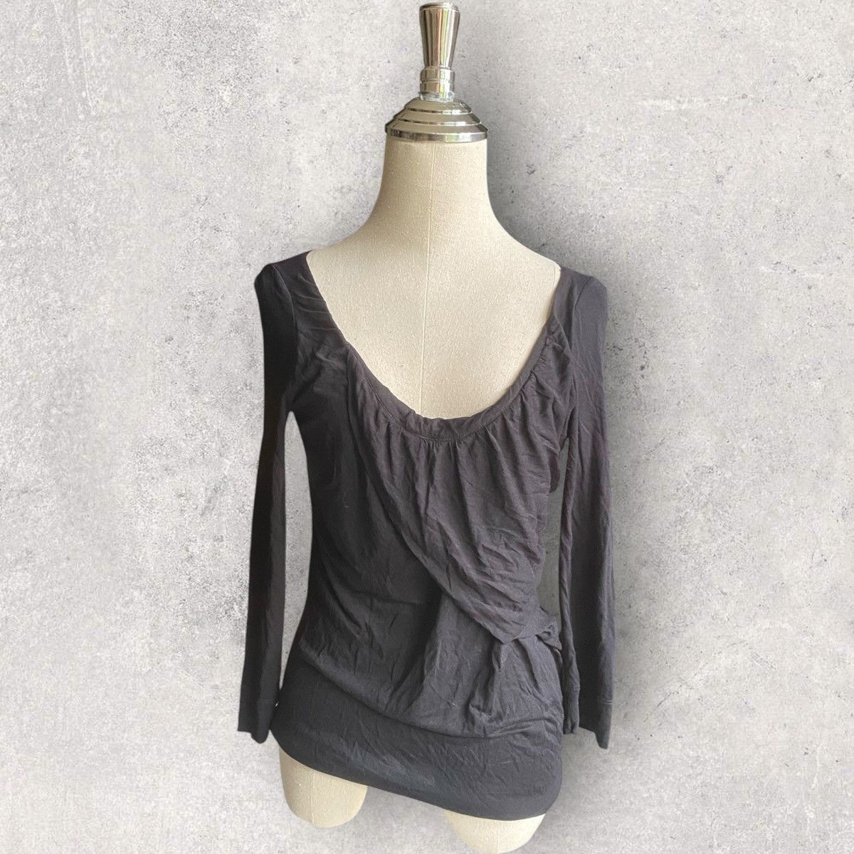 Vivienne Westwood Anglomania Rayon Drape Blouse