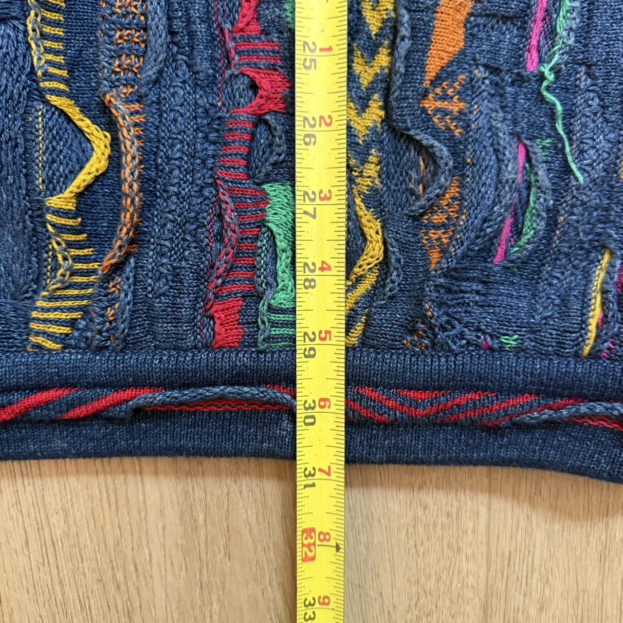 Coogi Vintage Coogi Blues multicoloured cable knit sweater Size US L / EU 52-54 / 3 - 6 Thumbnail