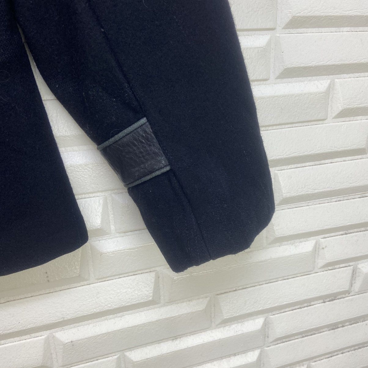 FDMTL Scanner Fundamental FDMTL Street Fashion Leather Wool Coat Size US XS / EU 42 / 0 - 8 Thumbnail
