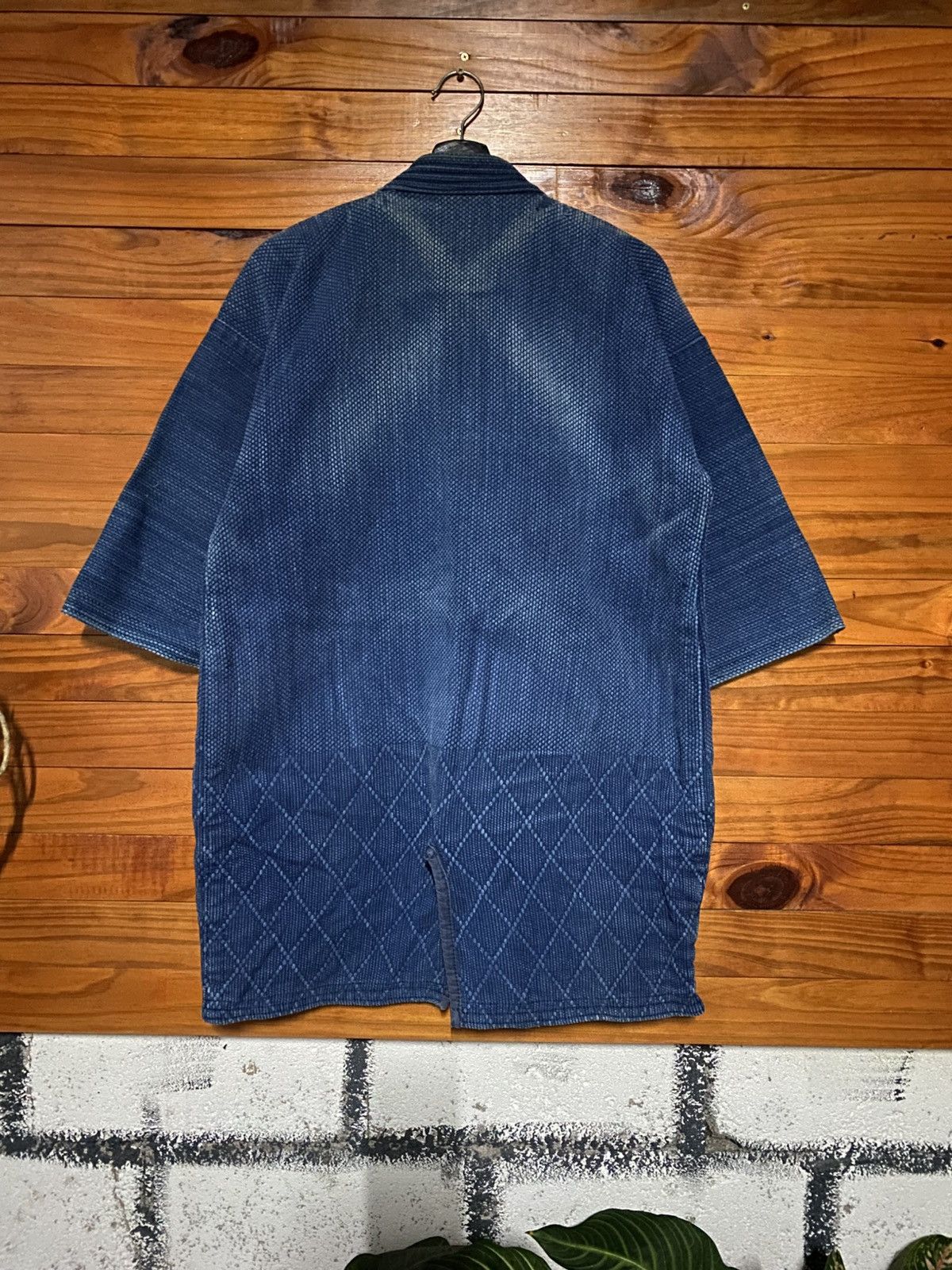 Indigo Vintage Indigo Kendo Gi Jacket | Traditional Keikogi | Boro Size US M / EU 48-50 / 2 - 12 Thumbnail