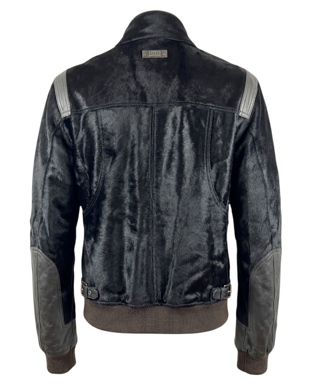 Dolce & Gabbana 00'S PONY HAIR CALFSKIN LEATHER JACKET Size US M / EU 48-50 / 2 - 2 Thumbnail