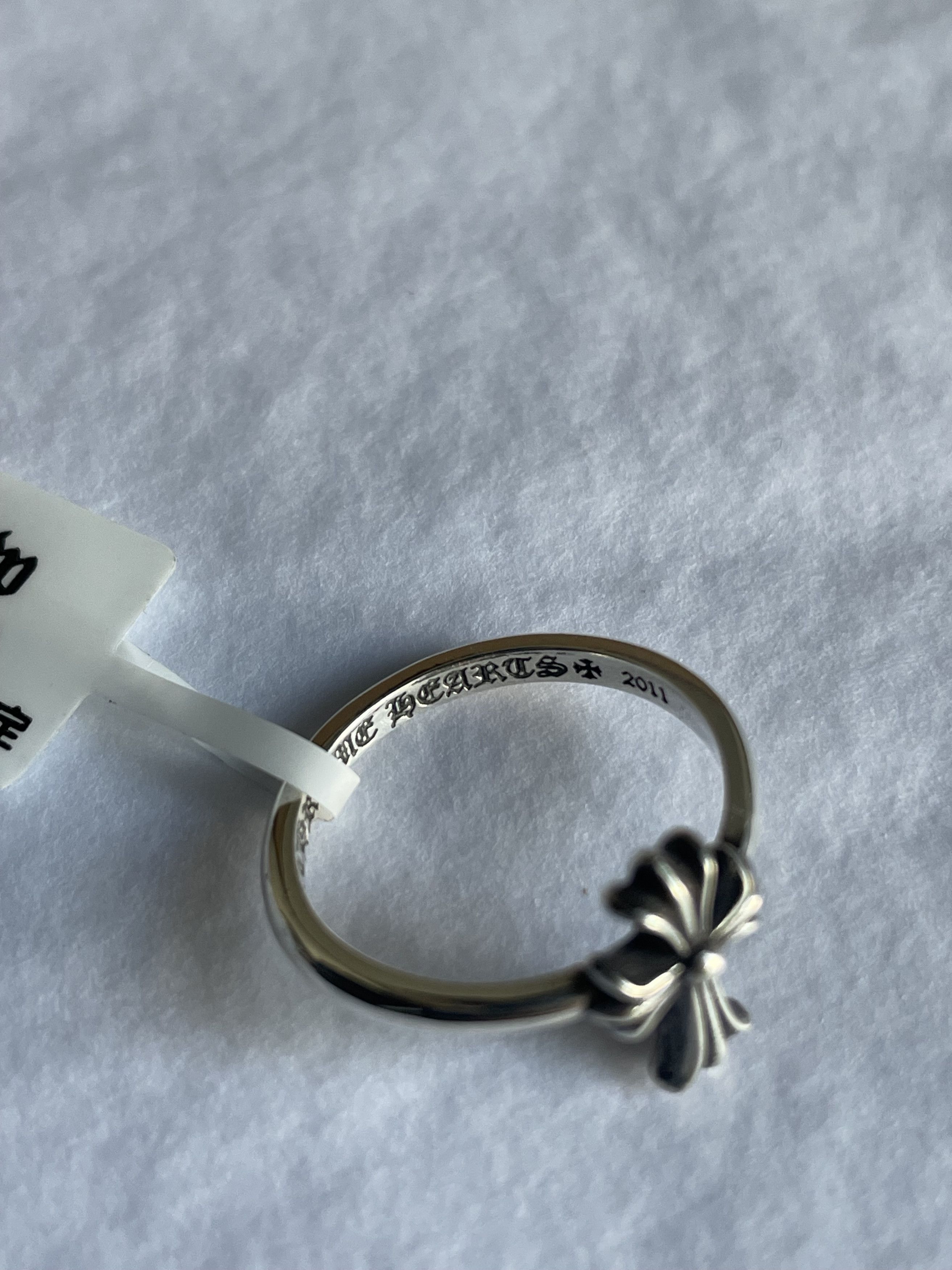 Chrome Hearts Chrome Hearts Silver Bubblegum Cross Ring Size ONE SIZE - 9 Thumbnail