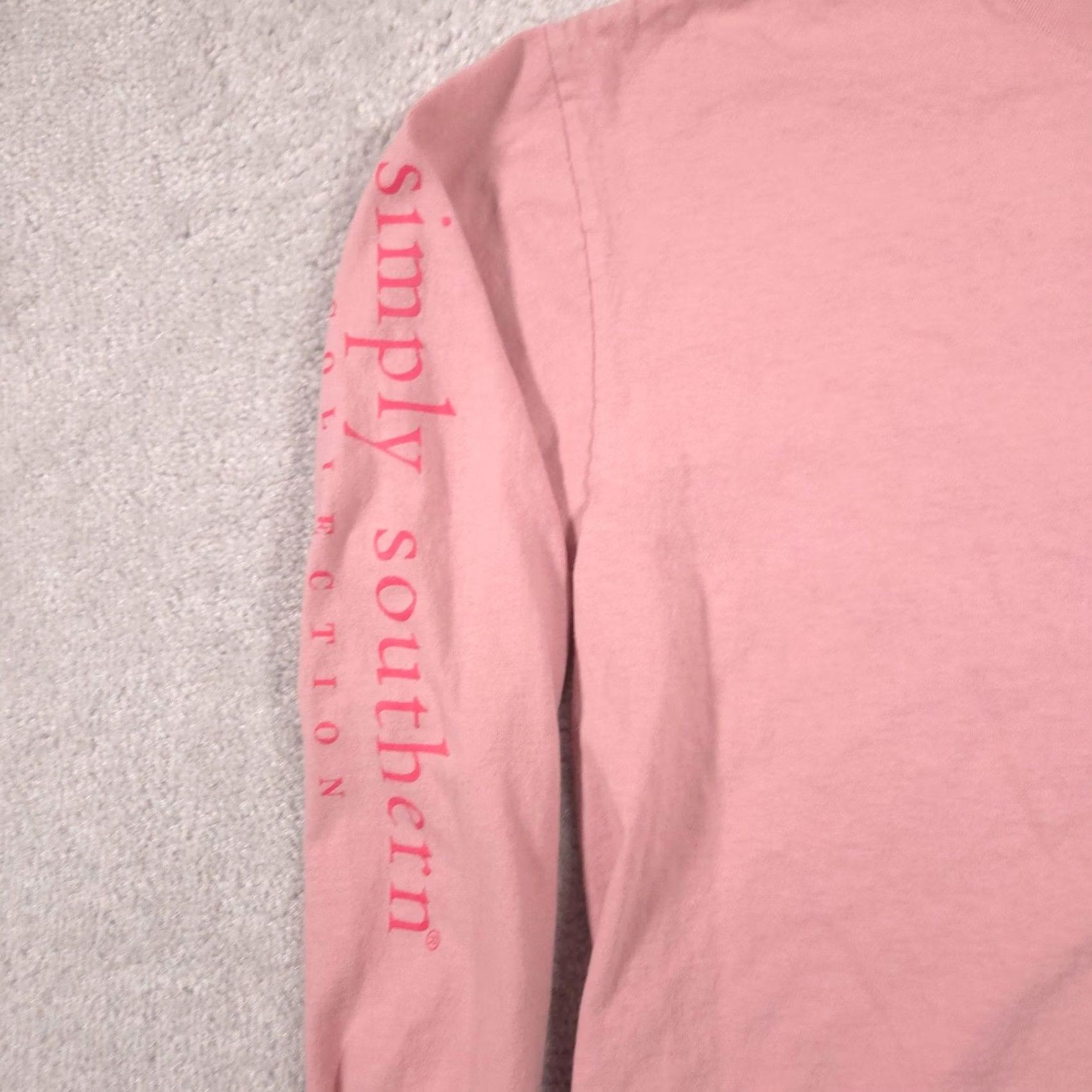Pinko Simply Southern Shirt Womens Large Pink Tacos Cant Fix Long Sleeve Tee Top Size L / US 10 / IT 46 - 5 Thumbnail