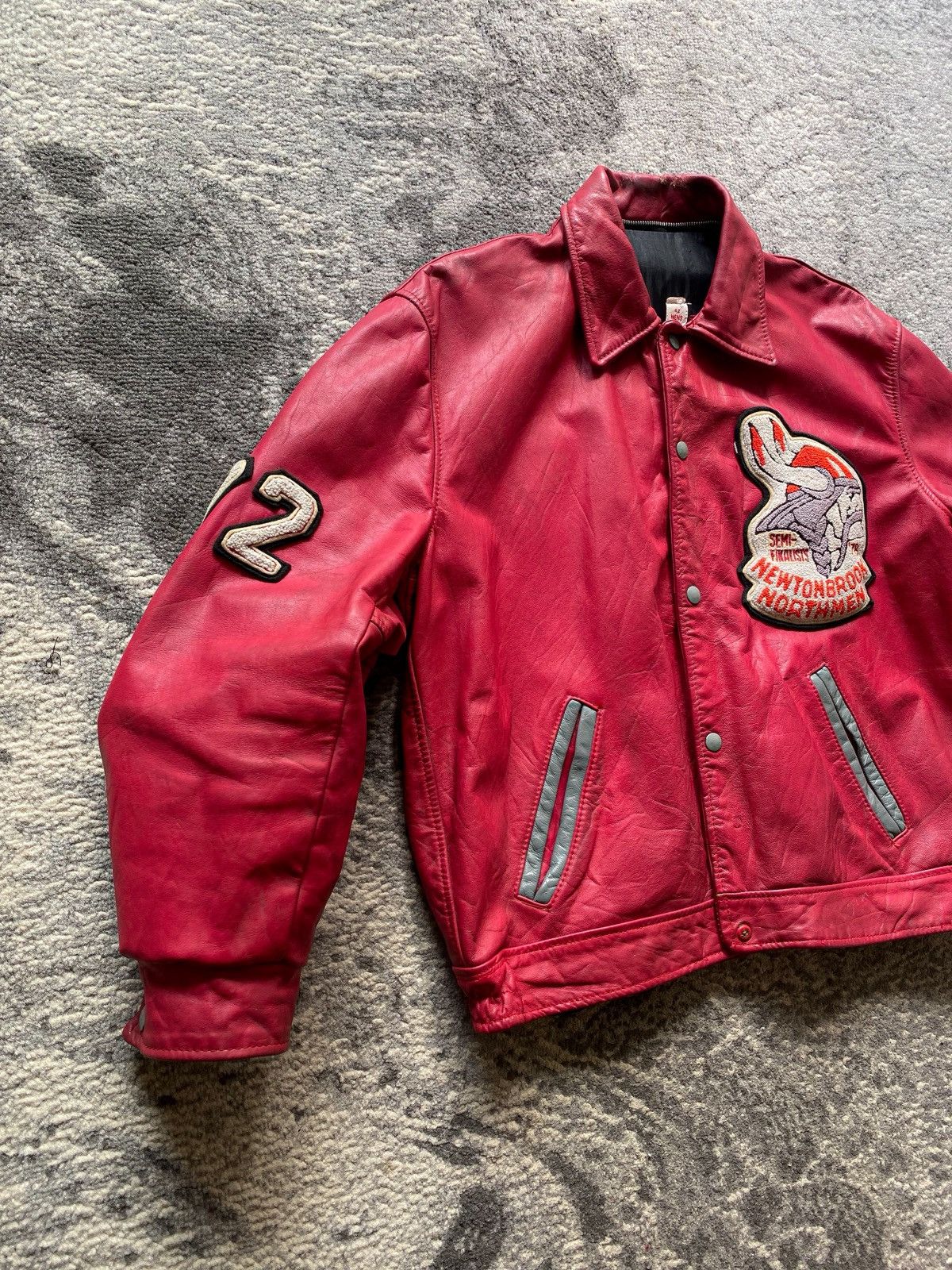 Vintage 1978 Newton Brook Northman NFL Semi Finals Leather Size US L / EU 52-54 / 3 - 6 Thumbnail