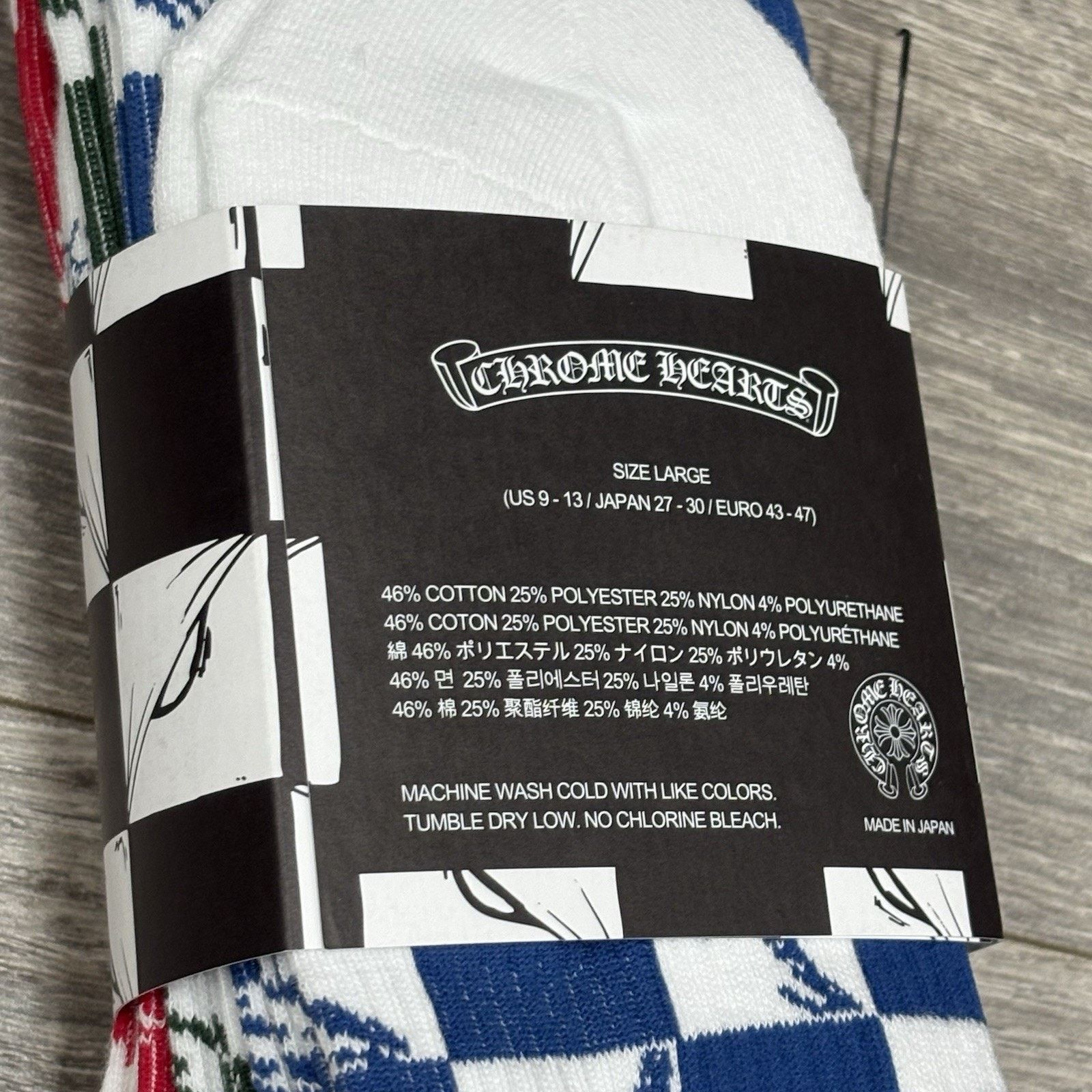 Chrome Hearts Chrome Hearts Matty Boy 99 Eye Socks ' Red ' | NEW! Size ONE SIZE - 7 Thumbnail