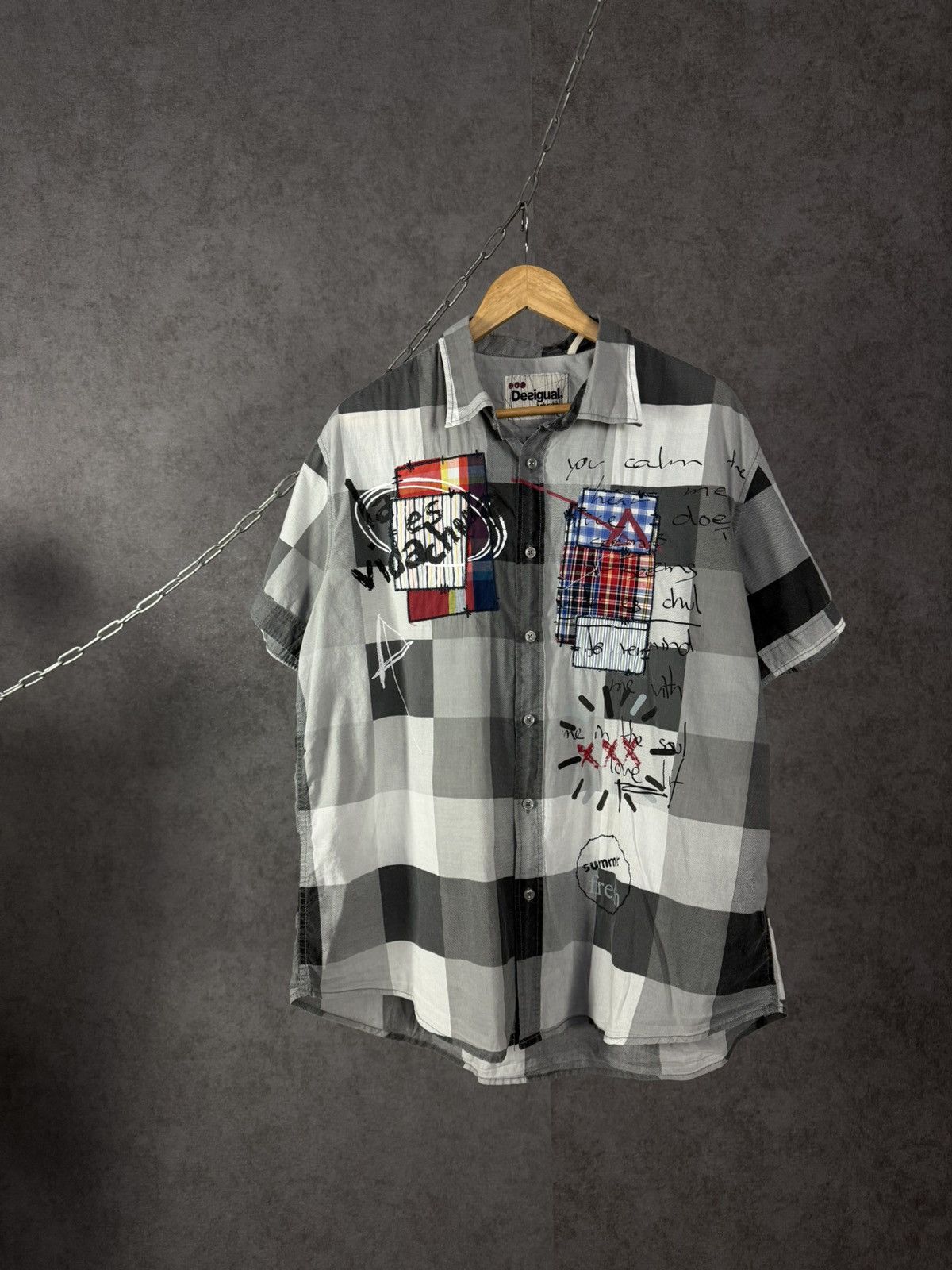 Desigual Desigual designer art crazy shirt Size US XXL / EU 58 / 5 - 1 Thumbnail