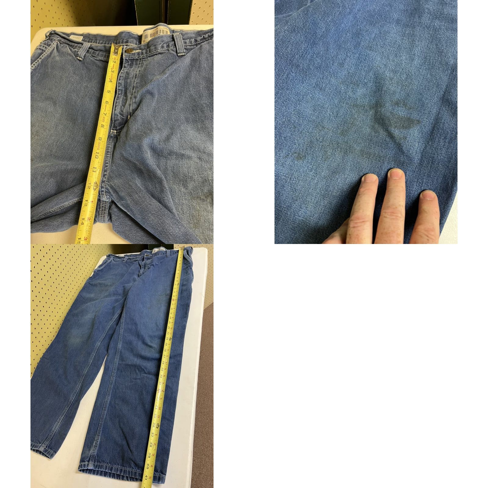 Carhartt VINTAGE Carhartt Jeans Dungaree 382-83 Work Denim 40x30 Mens Mens Jeans Blue Carhartt 382-83 Fits Dungaree Style 30 Inseam Size US 40 / EU 56 - 8 Thumbnail
