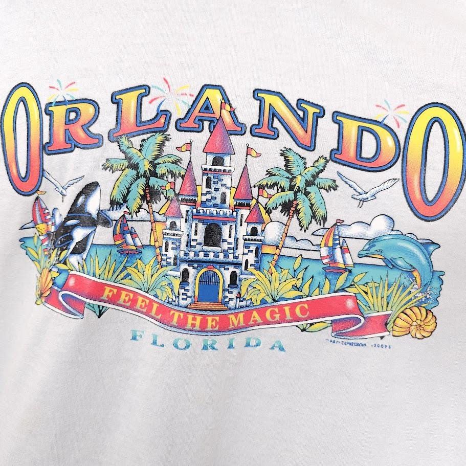 Vintage Vintage Orlando Florida T Shirt Mens Size Large White 90s Size US L / EU 52-54 / 3 - 2 Thumbnail