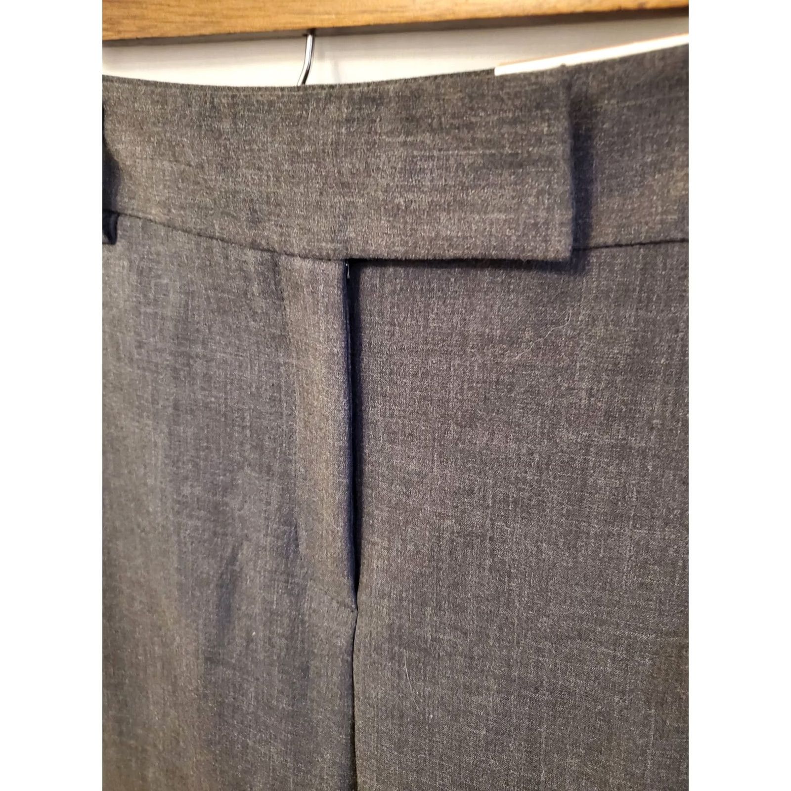 Charter Club Charter Club Tummy Slimming Wide Leg Pants Dark Grey Womens Sz 12 Office Size 34" / US 12 / IT 48 - 5 Thumbnail