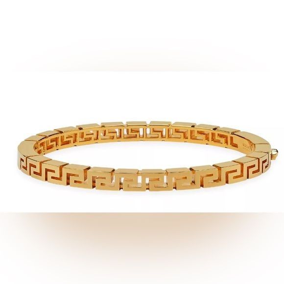image of Versace La Greca Goldtone Bracelet, Women's
