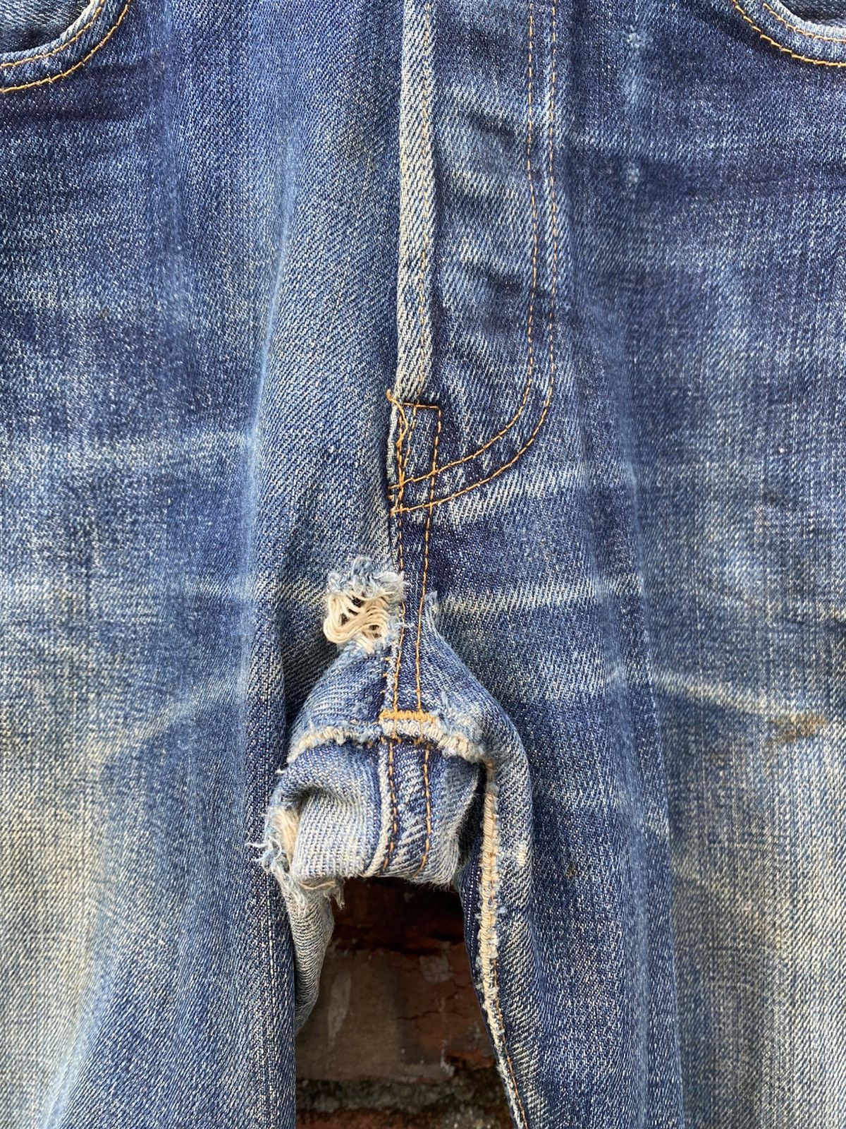 Levi's × Levi's Vintage Clothing × Vintage W31x30.5 vintage levi's 501xx redline big E denime USA Size US 31 - 3 Thumbnail