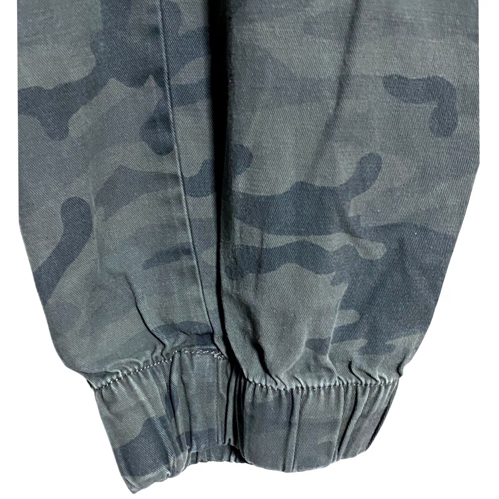 Loft Loft Camouflage High Rise Joggers Green Pull On Drawstring Womens L Size 36" / US 14 / IT 50 - 6 Thumbnail